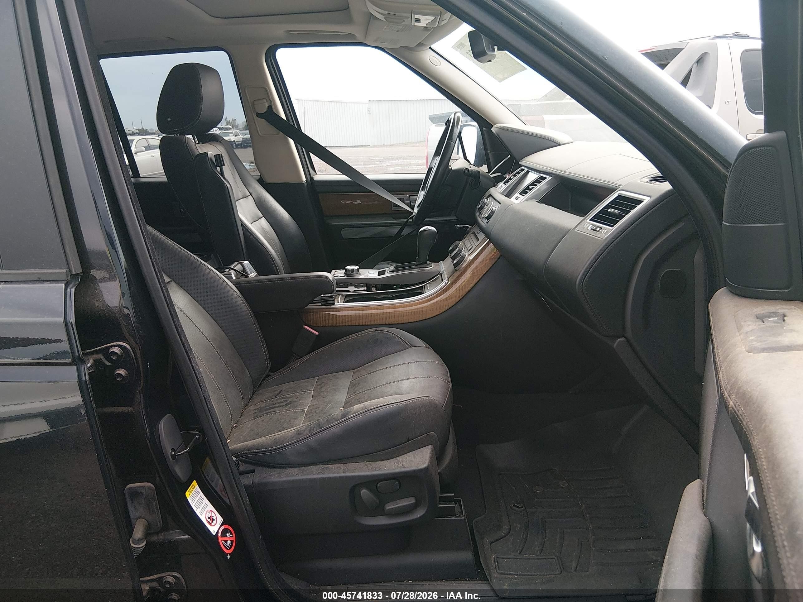 2011 Land Rover Range Rover Sport Hse Black vin: SALSK2D48BA716341