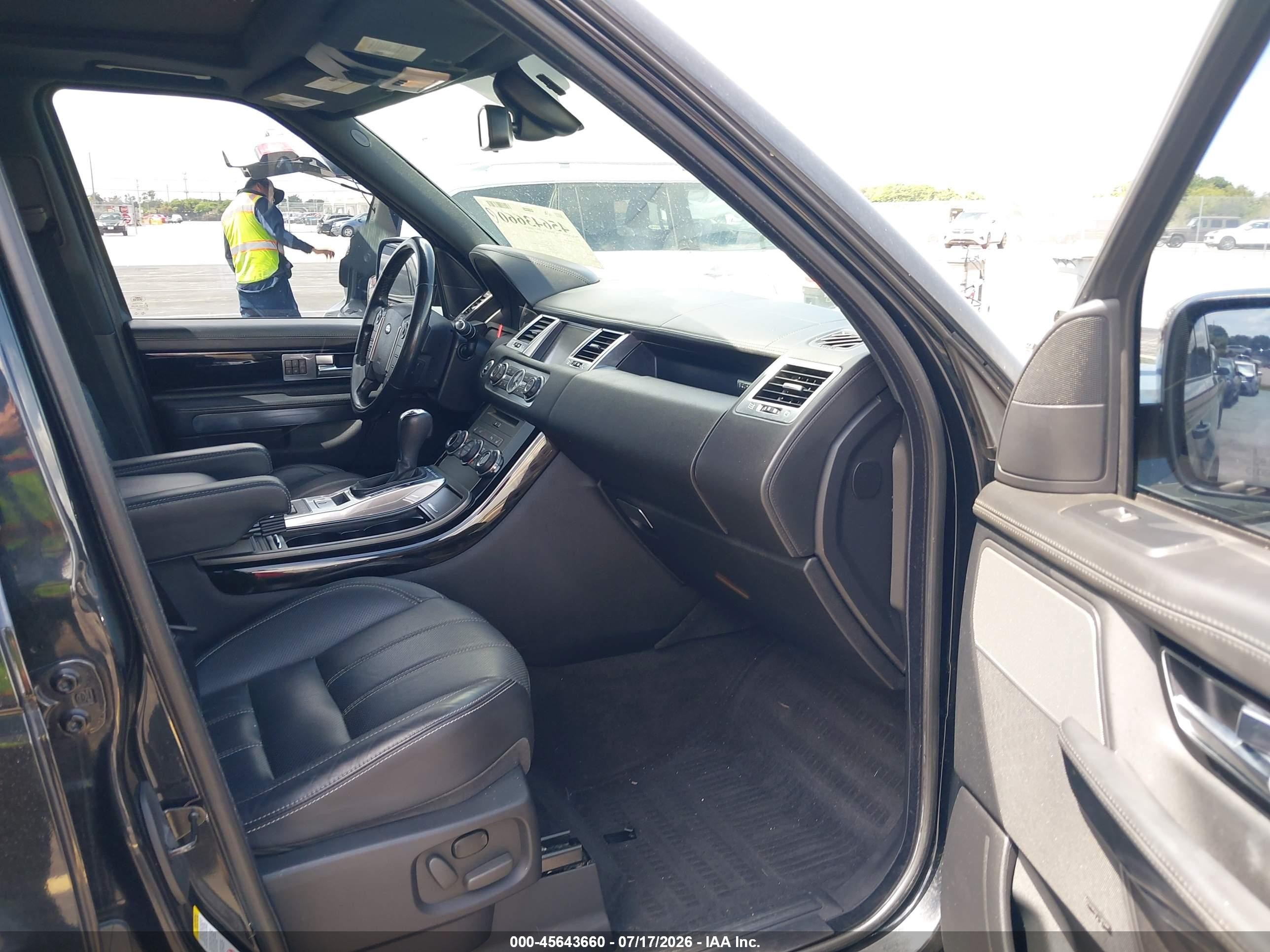 2012 Land Rover Range Rover Sport Hse Black vin: SALSK2D48CA721816