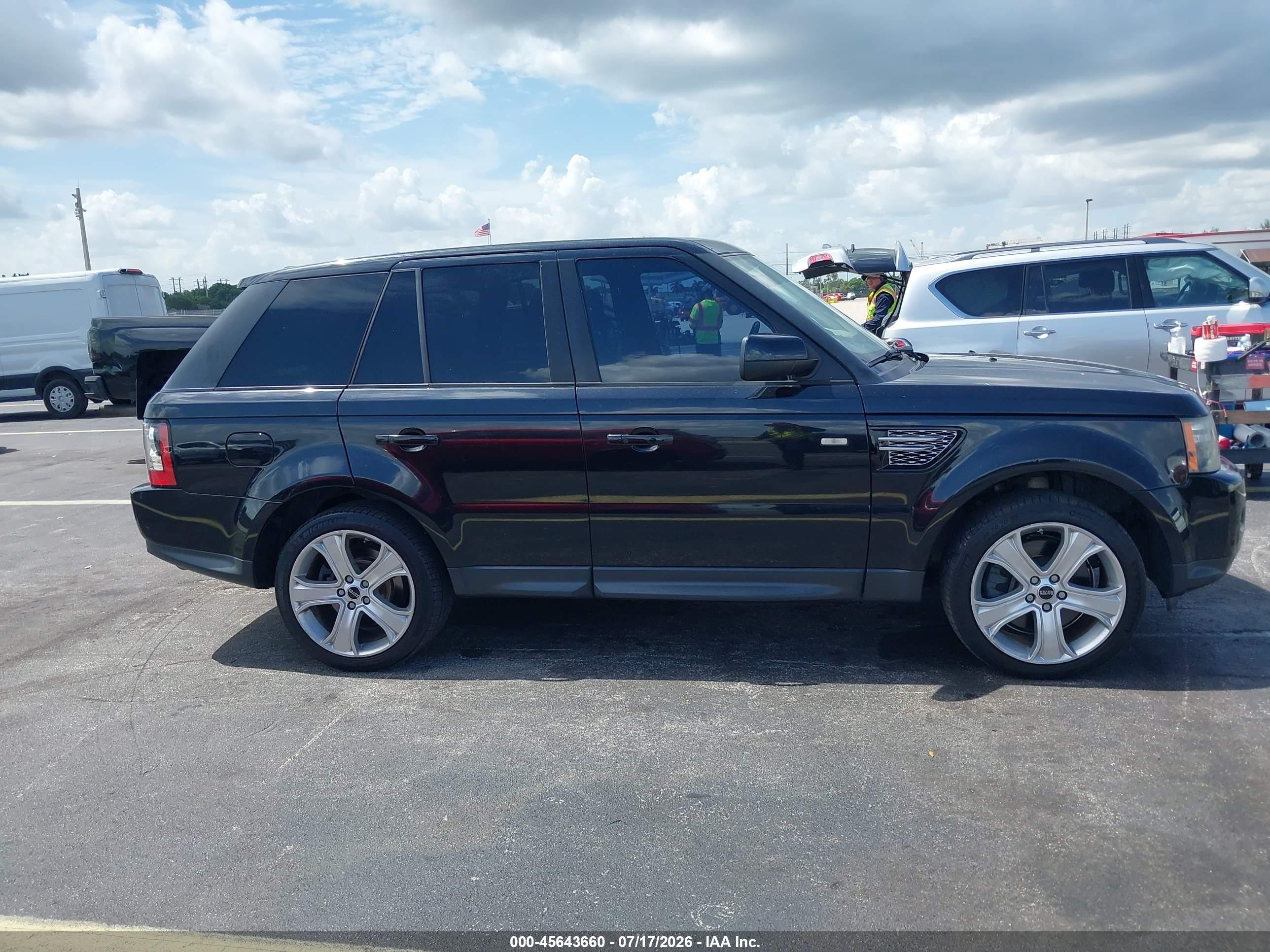 2012 Land Rover Range Rover Sport Hse Black vin: SALSK2D48CA721816