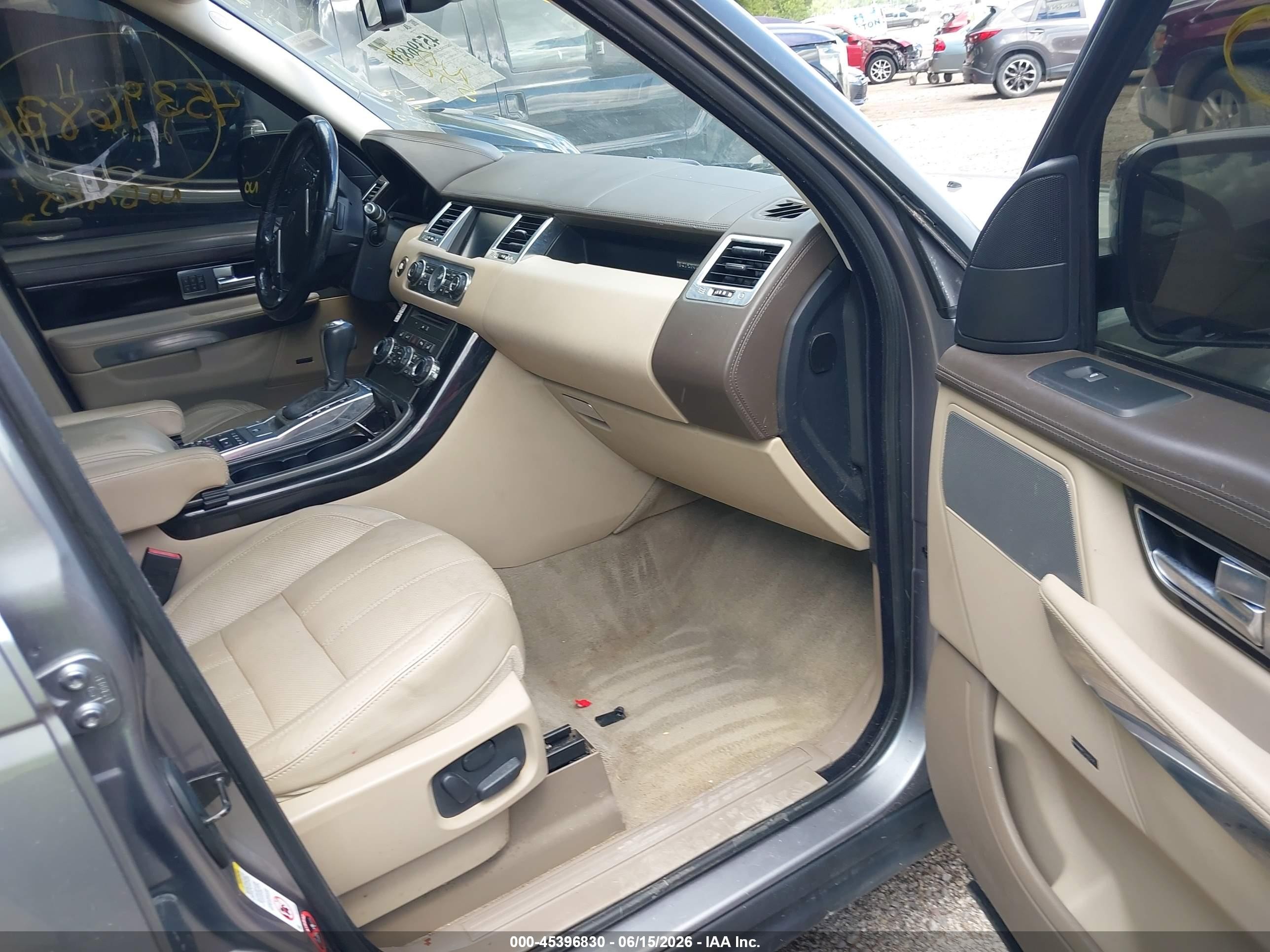 2012 Land Rover Range Rover Sport Hse Gray vin: SALSK2D48CA750409