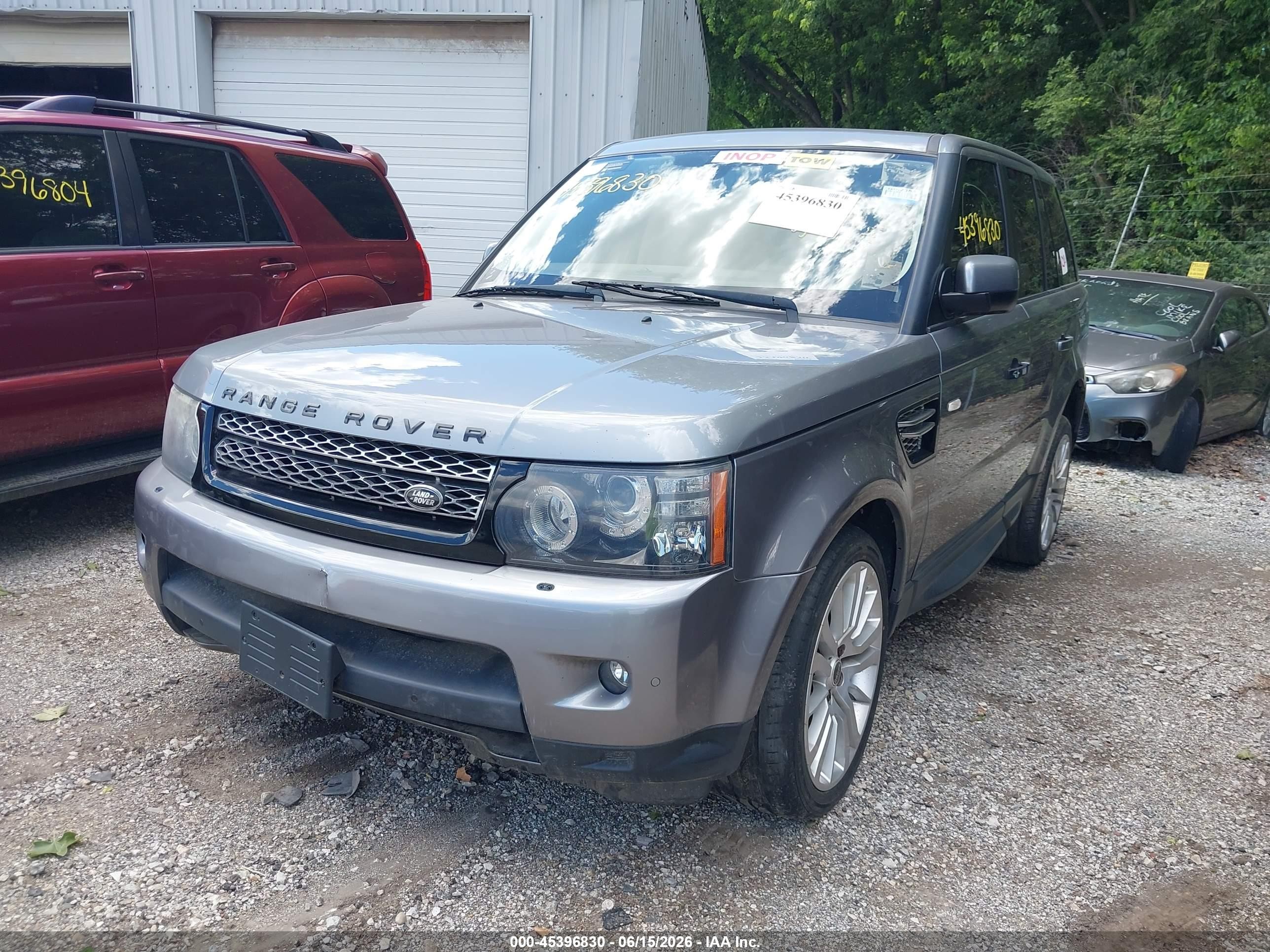 2012 Land Rover Range Rover Sport Hse Gray vin: SALSK2D48CA750409