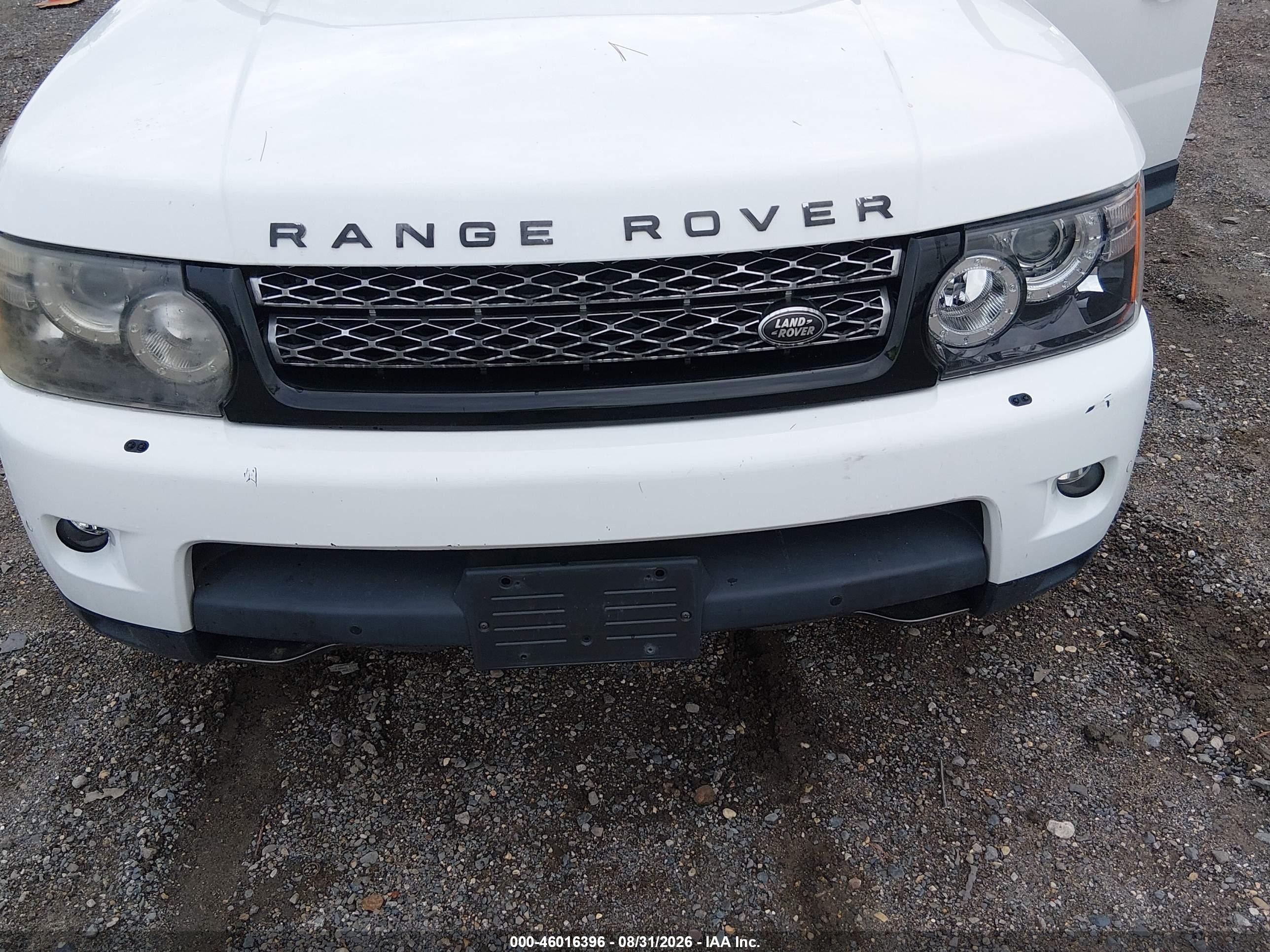 2012 Land Rover Range Rover Sport Hse White vin: SALSK2D48CA759112
