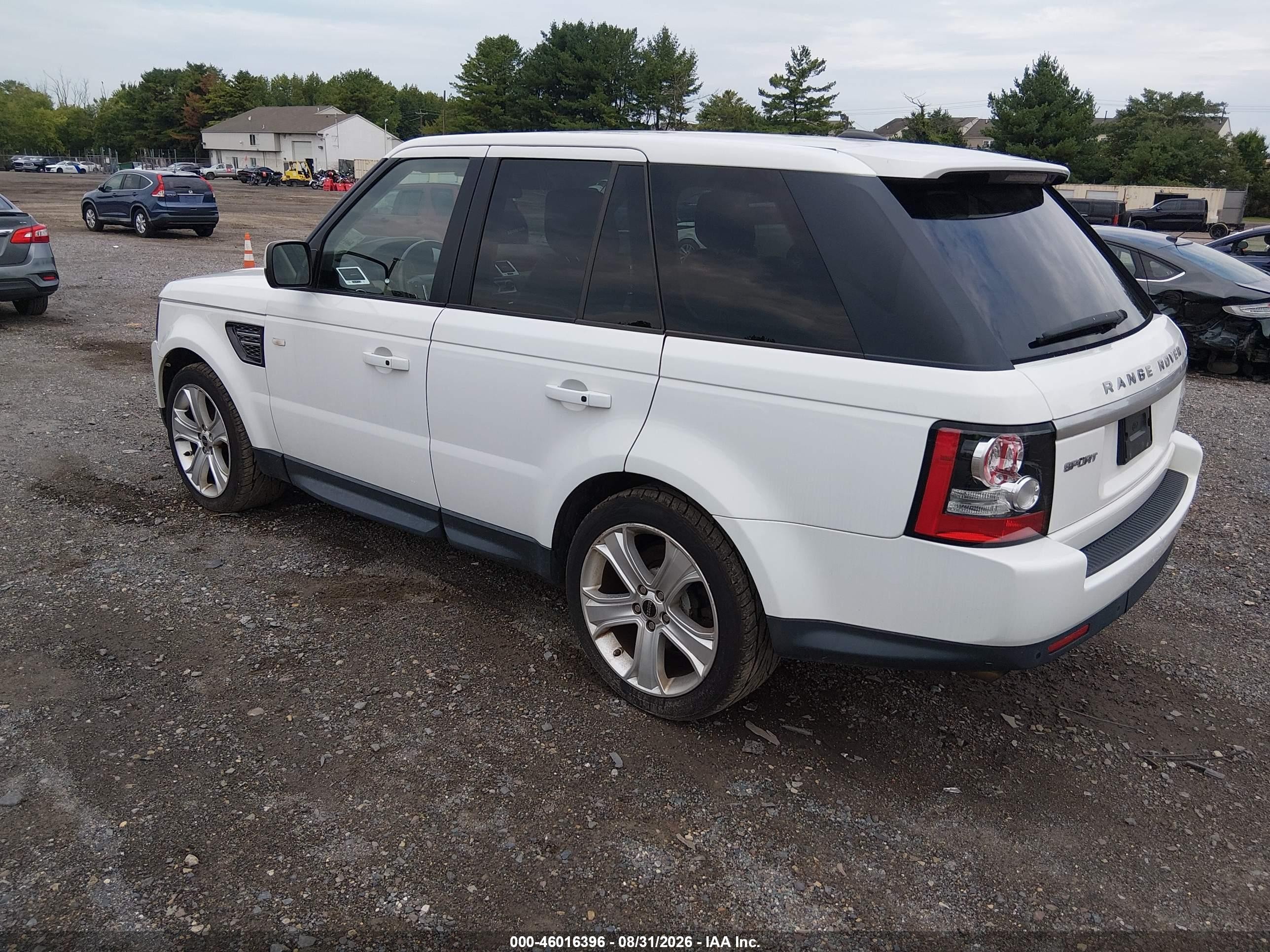 2012 Land Rover Range Rover Sport Hse White vin: SALSK2D48CA759112