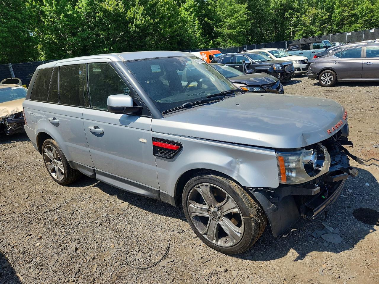 2013 Land Rover Range Rover Sport Hse Luxury Silver vin: SALSK2D48DA803045