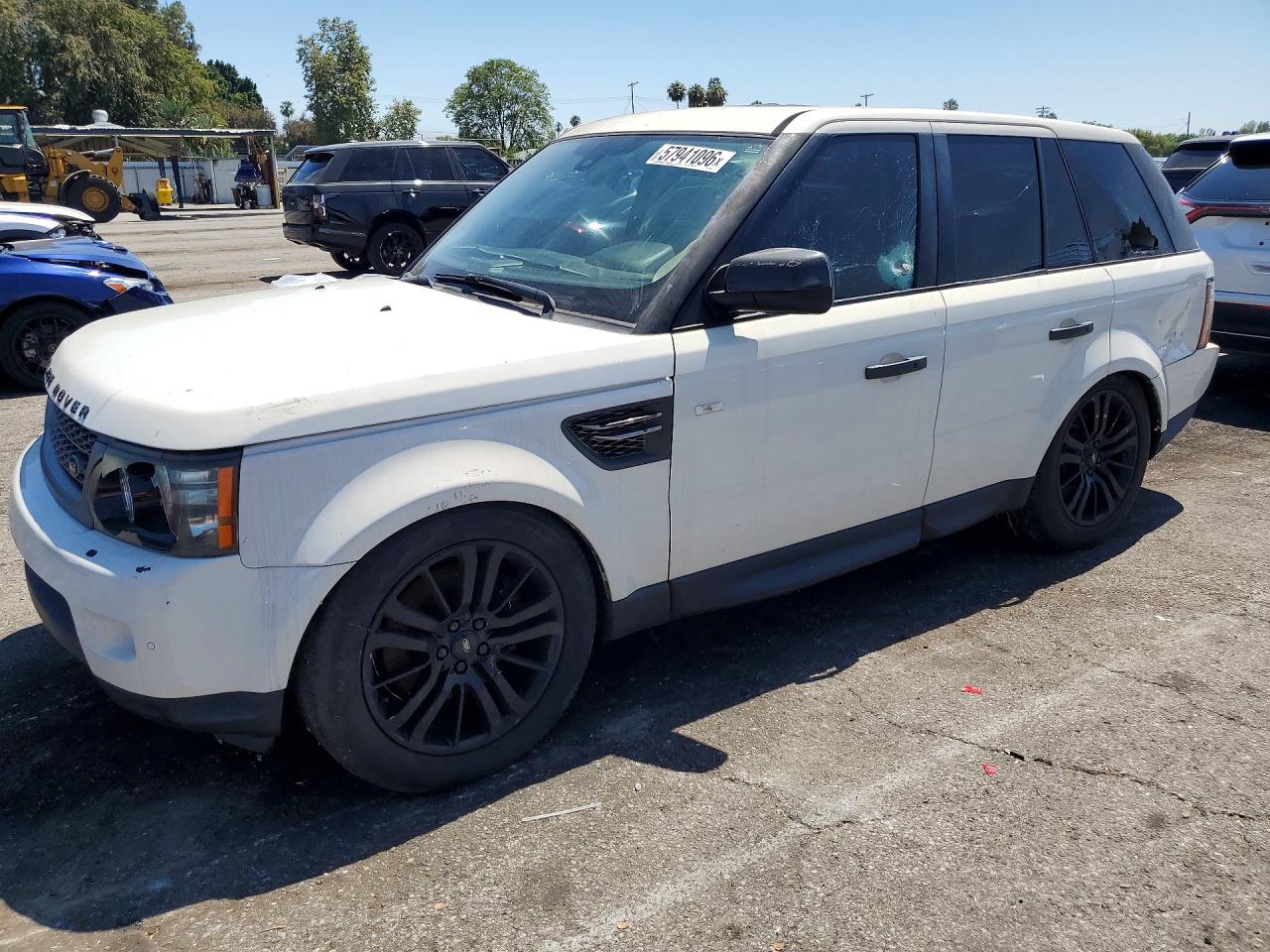 2010 Land Rover Range Rover Sport Lux White vin: SALSK2D49AA228269