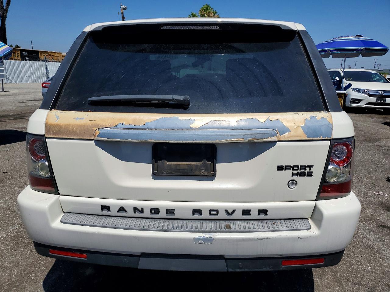 2010 Land Rover Range Rover Sport Lux White vin: SALSK2D49AA228269