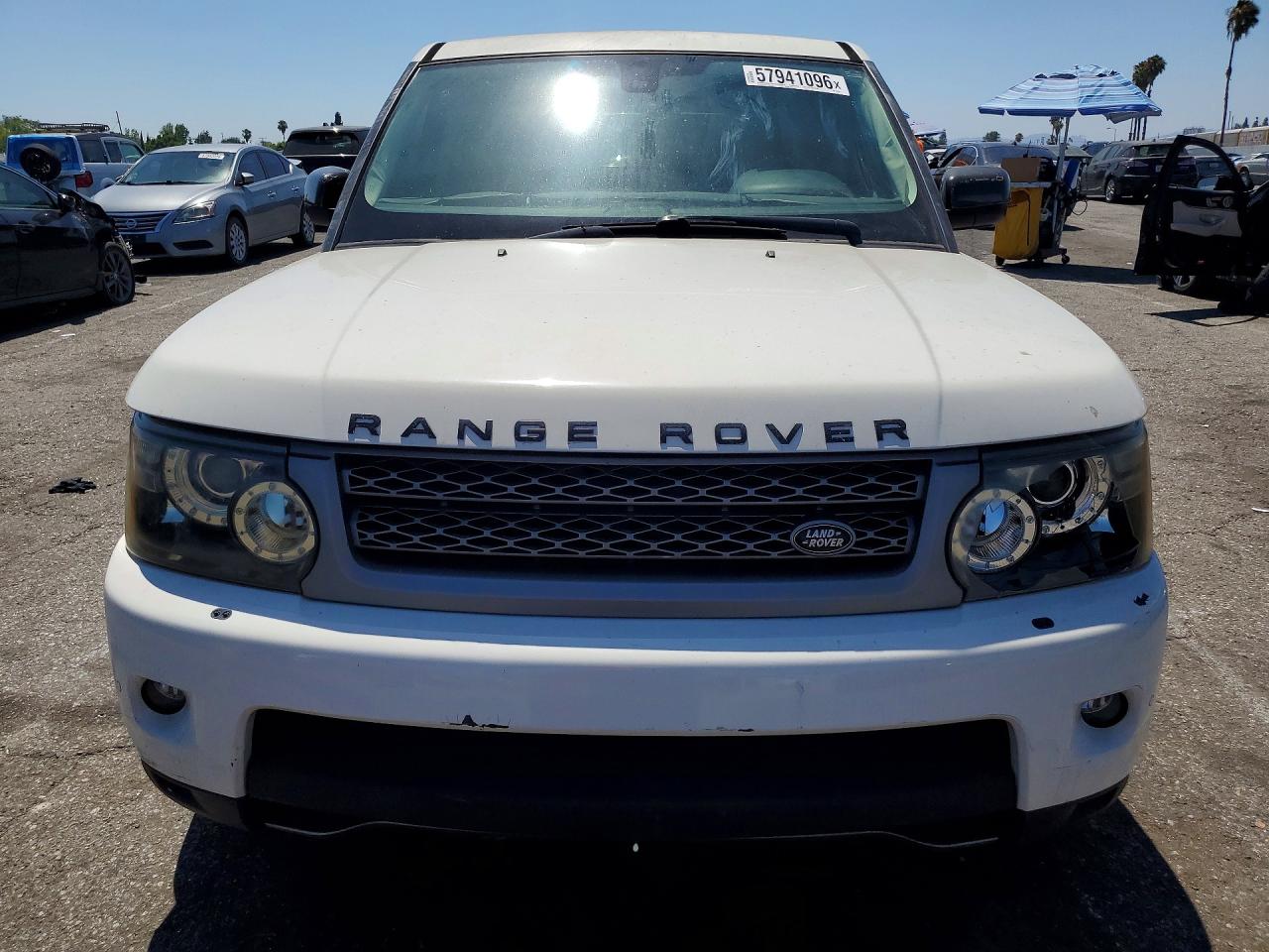 2010 Land Rover Range Rover Sport Lux White vin: SALSK2D49AA228269