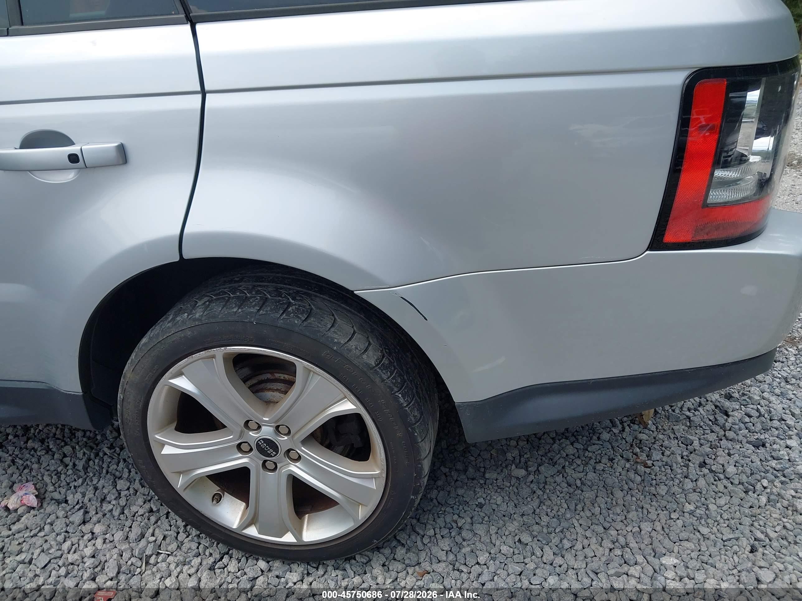 2012 Land Rover Range Rover Sport Hse Silver vin: SALSK2D49CA733876