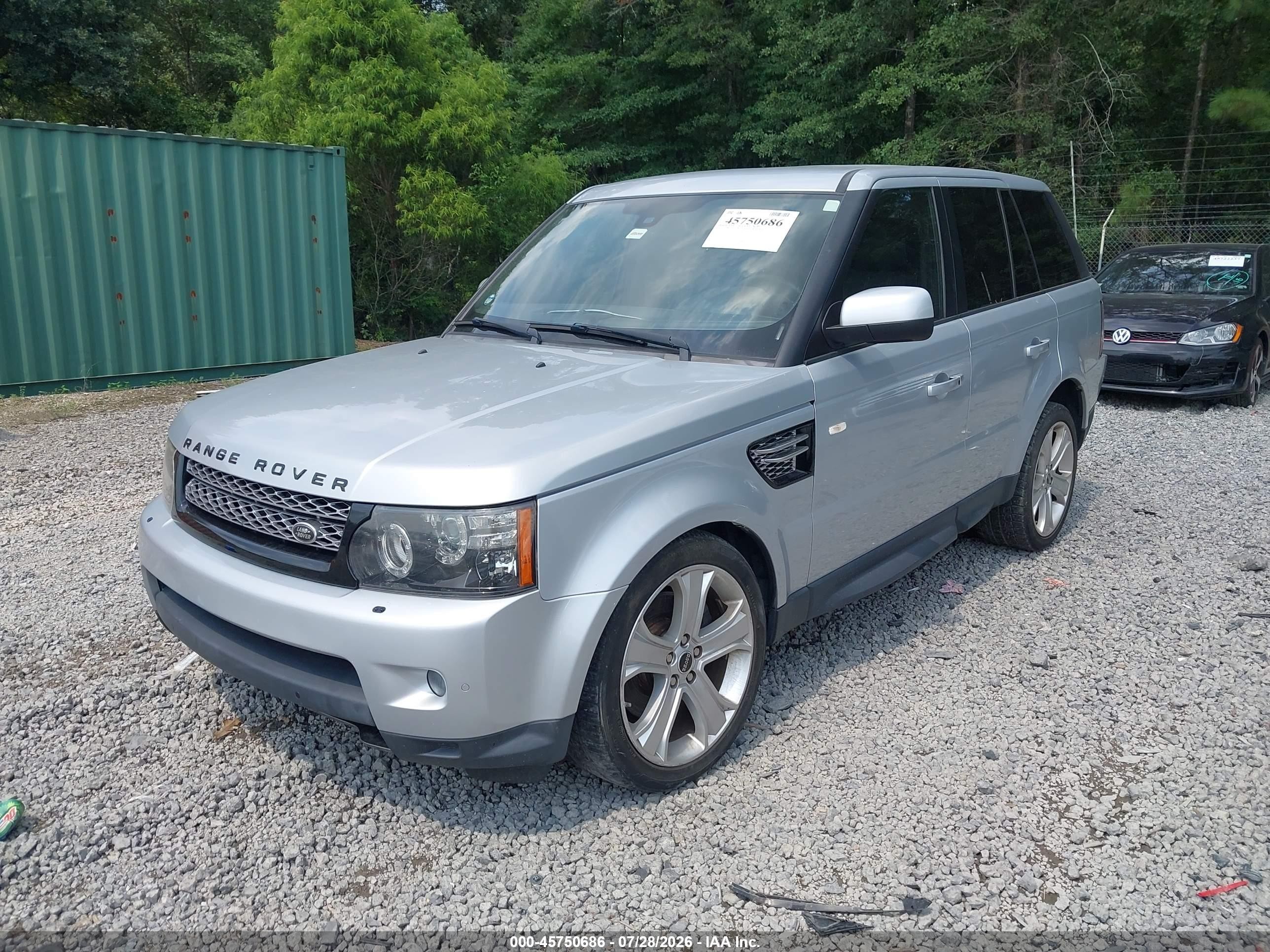 2012 Land Rover Range Rover Sport Hse Silver vin: SALSK2D49CA733876