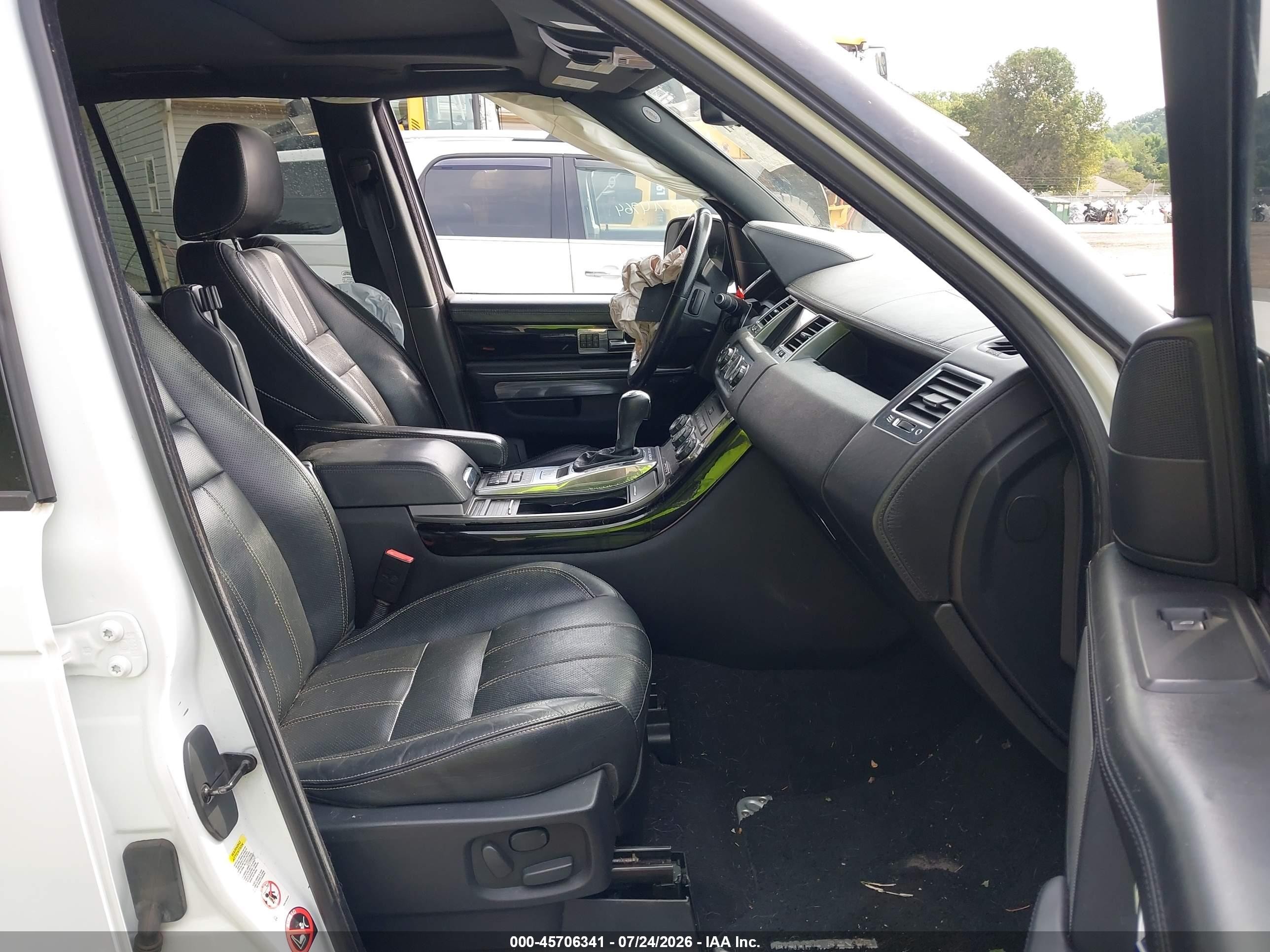 2013 Land Rover Range Rover Sport Hse White vin: SALSK2D49DA767141