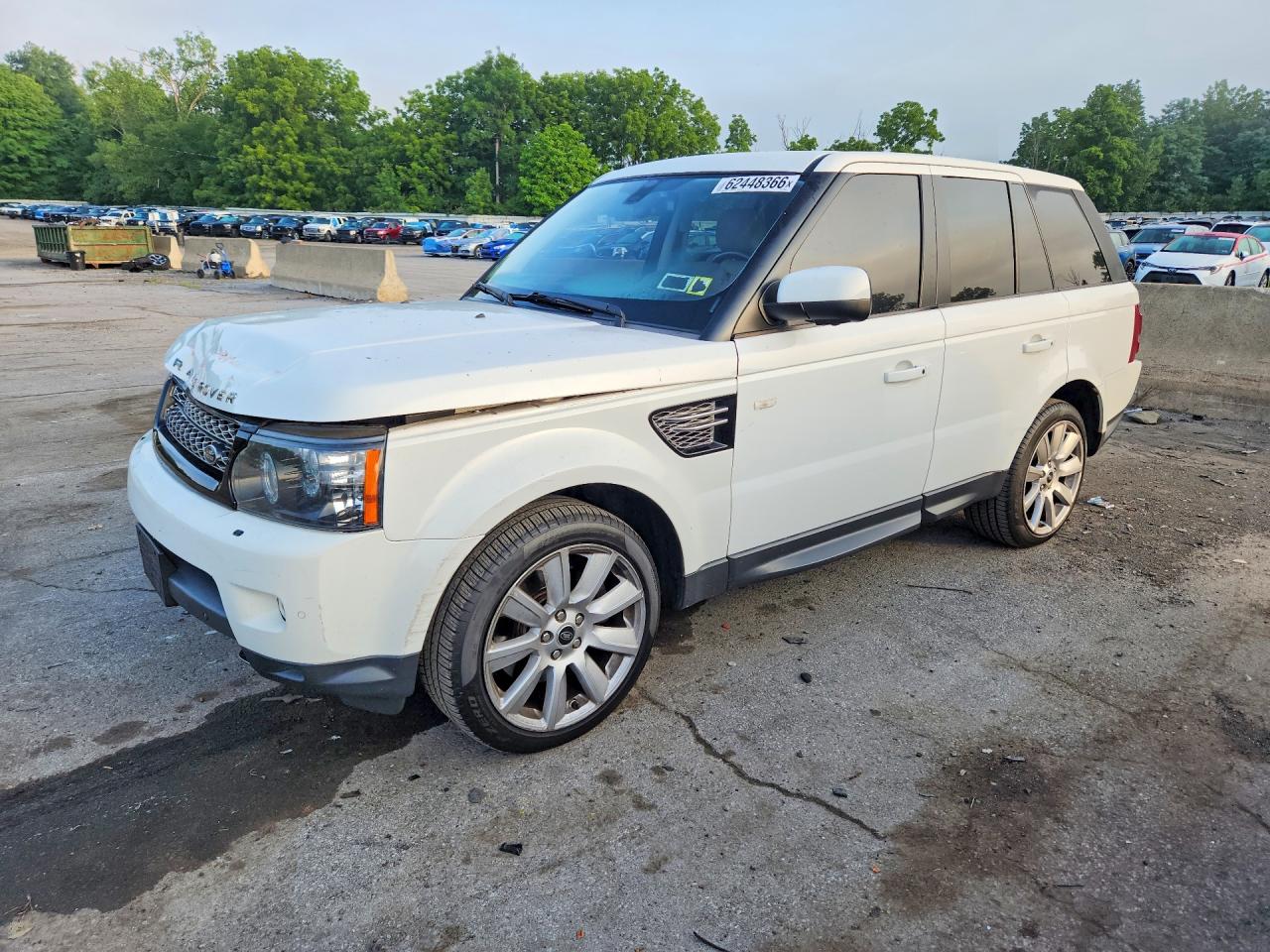 2013 Land Rover Range Rover Sport Hse Luxury White vin: SALSK2D49DA787437