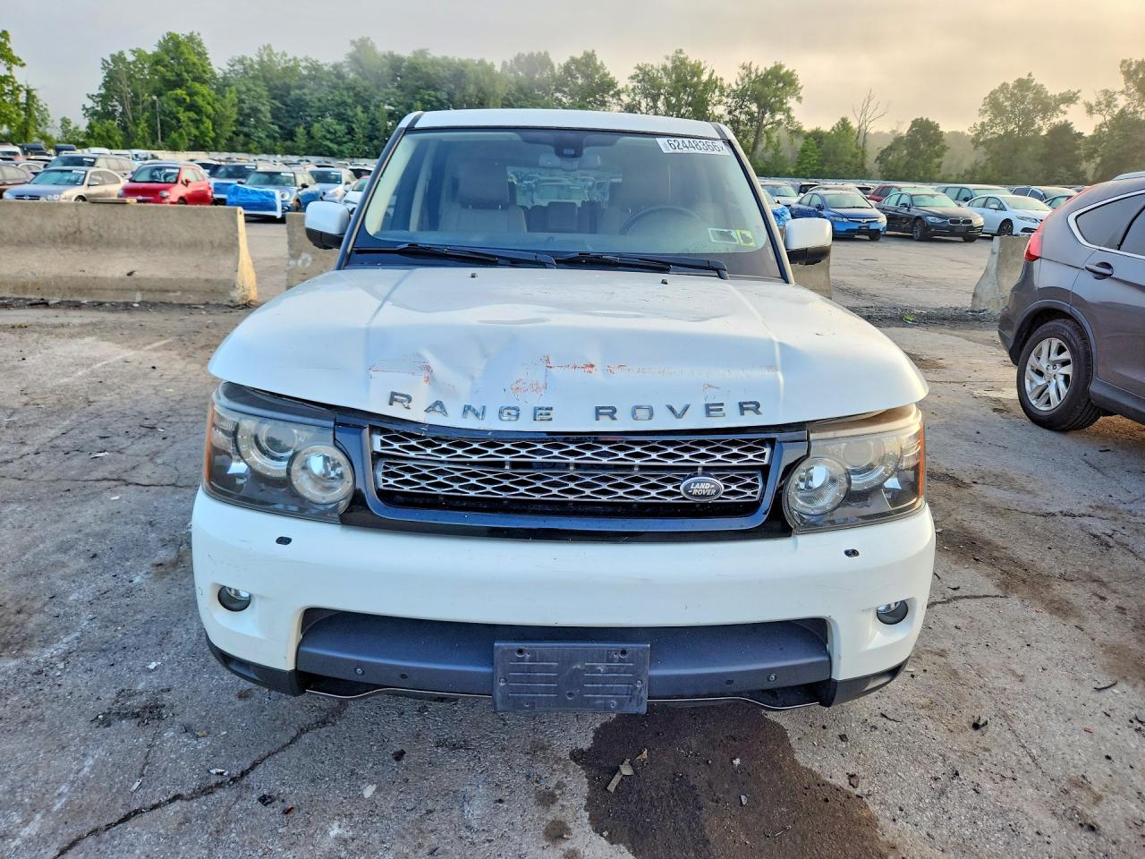 2013 Land Rover Range Rover Sport Hse Luxury White vin: SALSK2D49DA787437