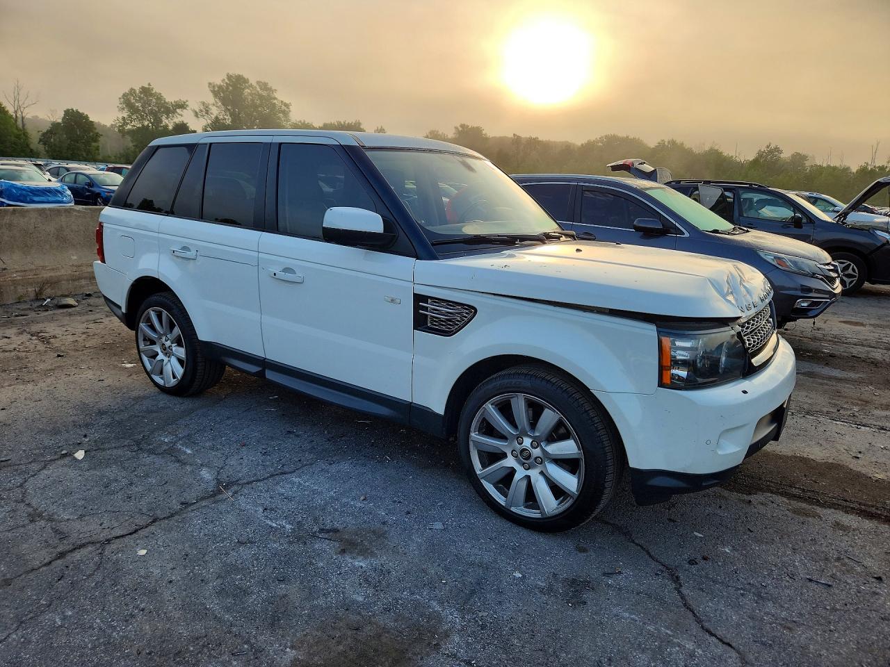 2013 Land Rover Range Rover Sport Hse Luxury White vin: SALSK2D49DA787437