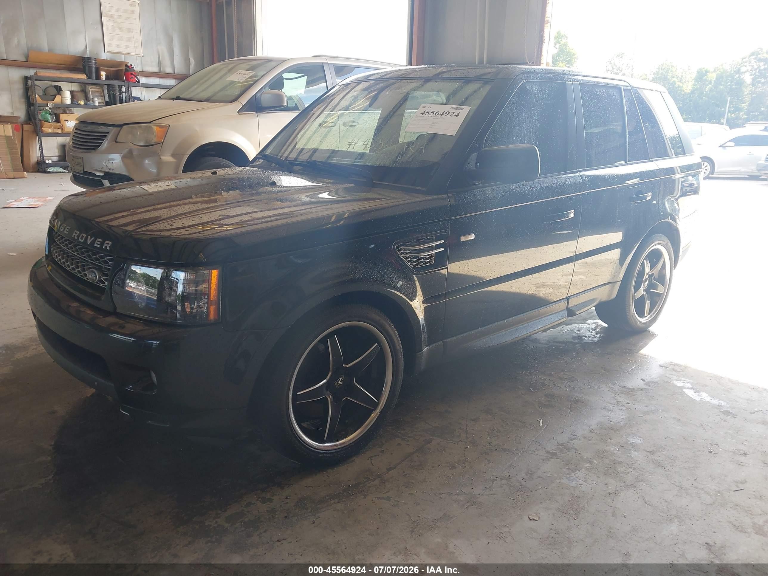 2013 Land Rover Range Rover Sport Hse Black vin: SALSK2D49DA795506
