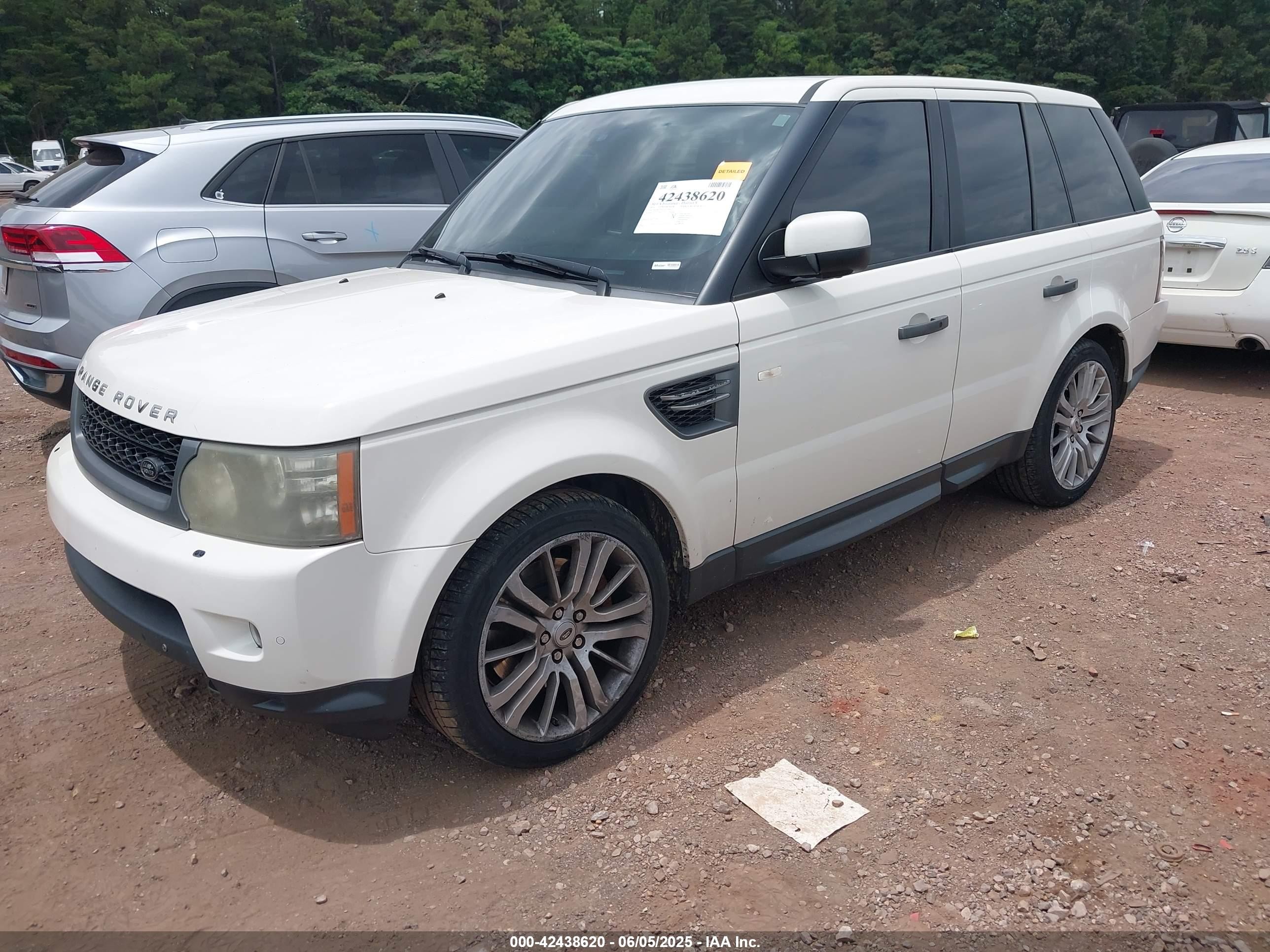 2010 Land Rover Range Rover Sport Hse White vin: SALSK2D4XAA219967