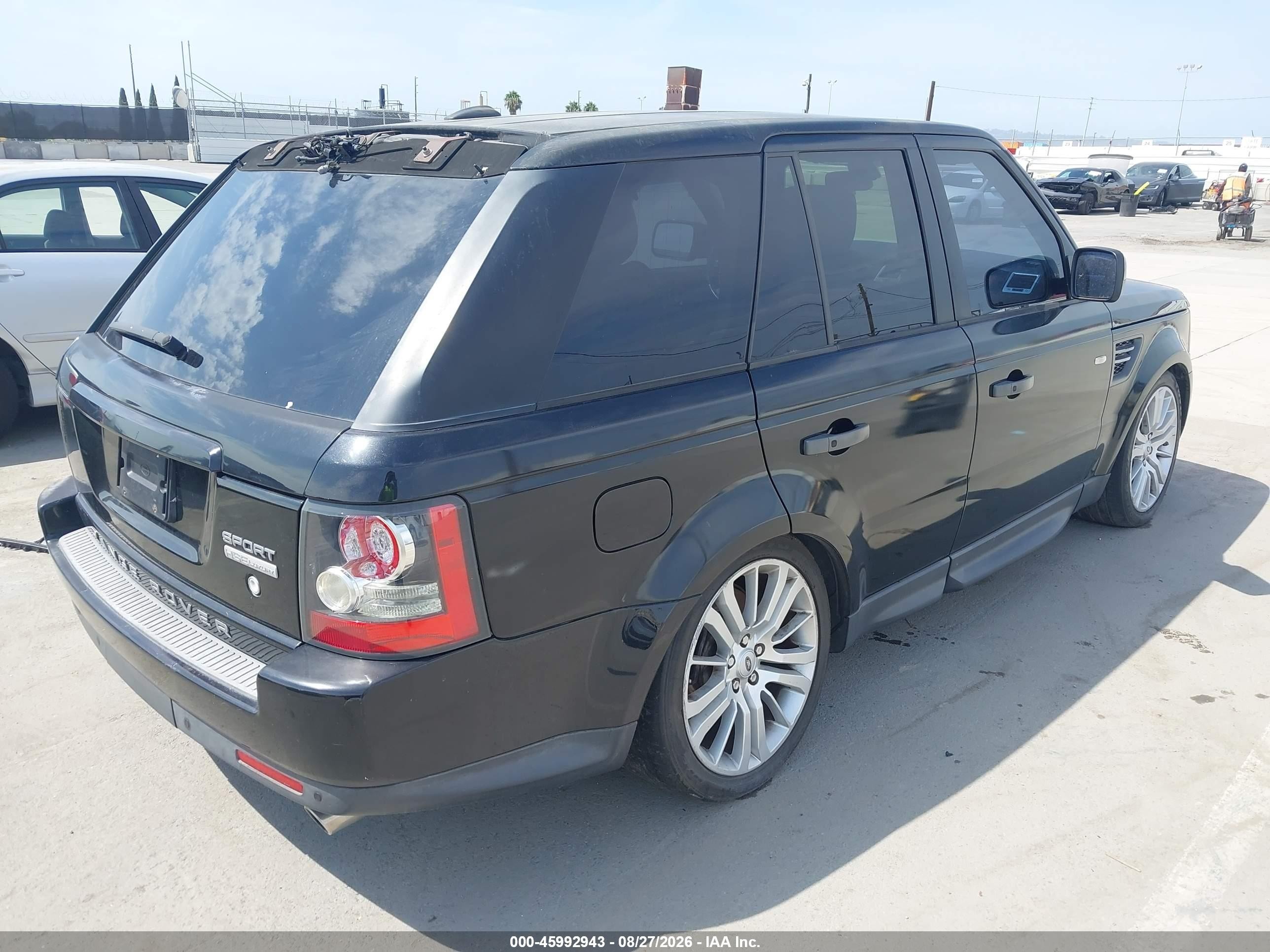 2011 Land Rover Range Rover Sport Hse Black vin: SALSK2D4XBA294590