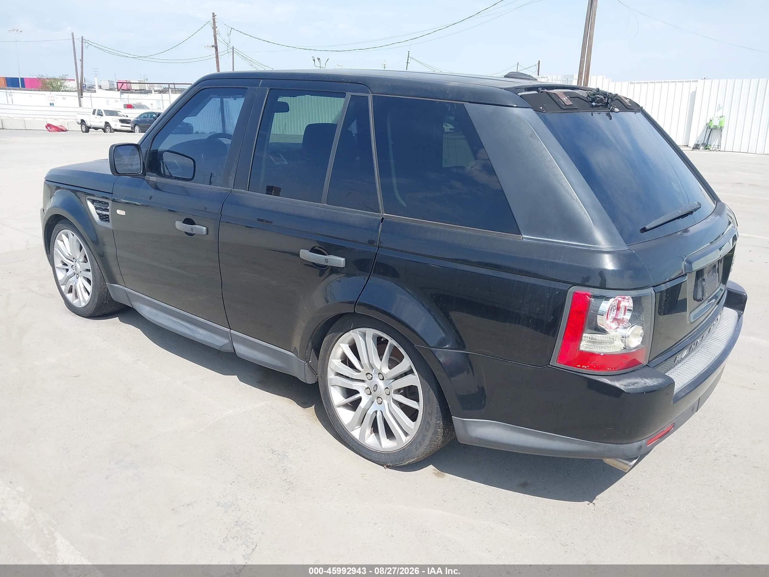 2011 Land Rover Range Rover Sport Hse Black vin: SALSK2D4XBA294590