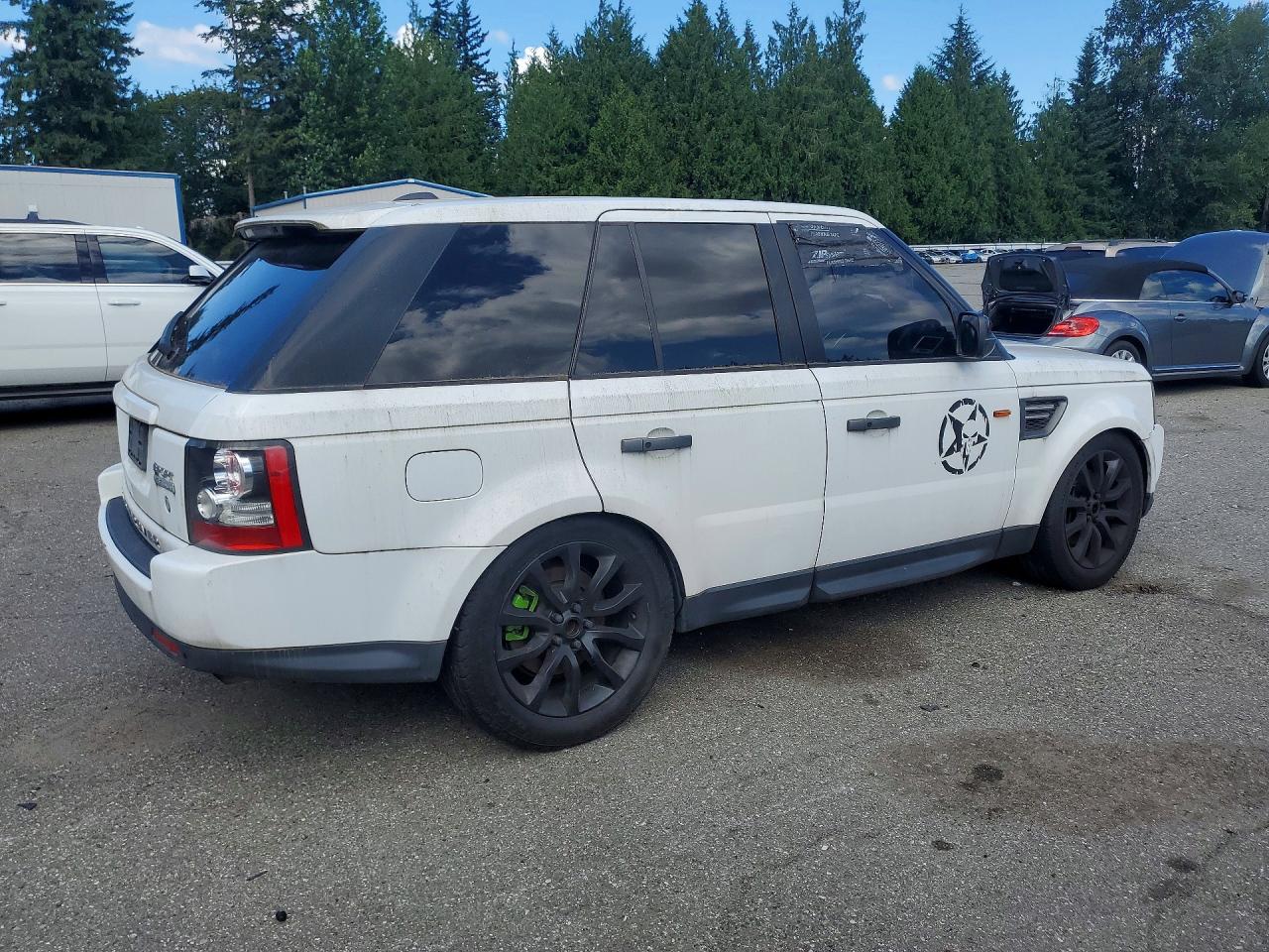 2011 Land Rover Range Rover Sport Lux White vin: SALSK2D4XBA296713