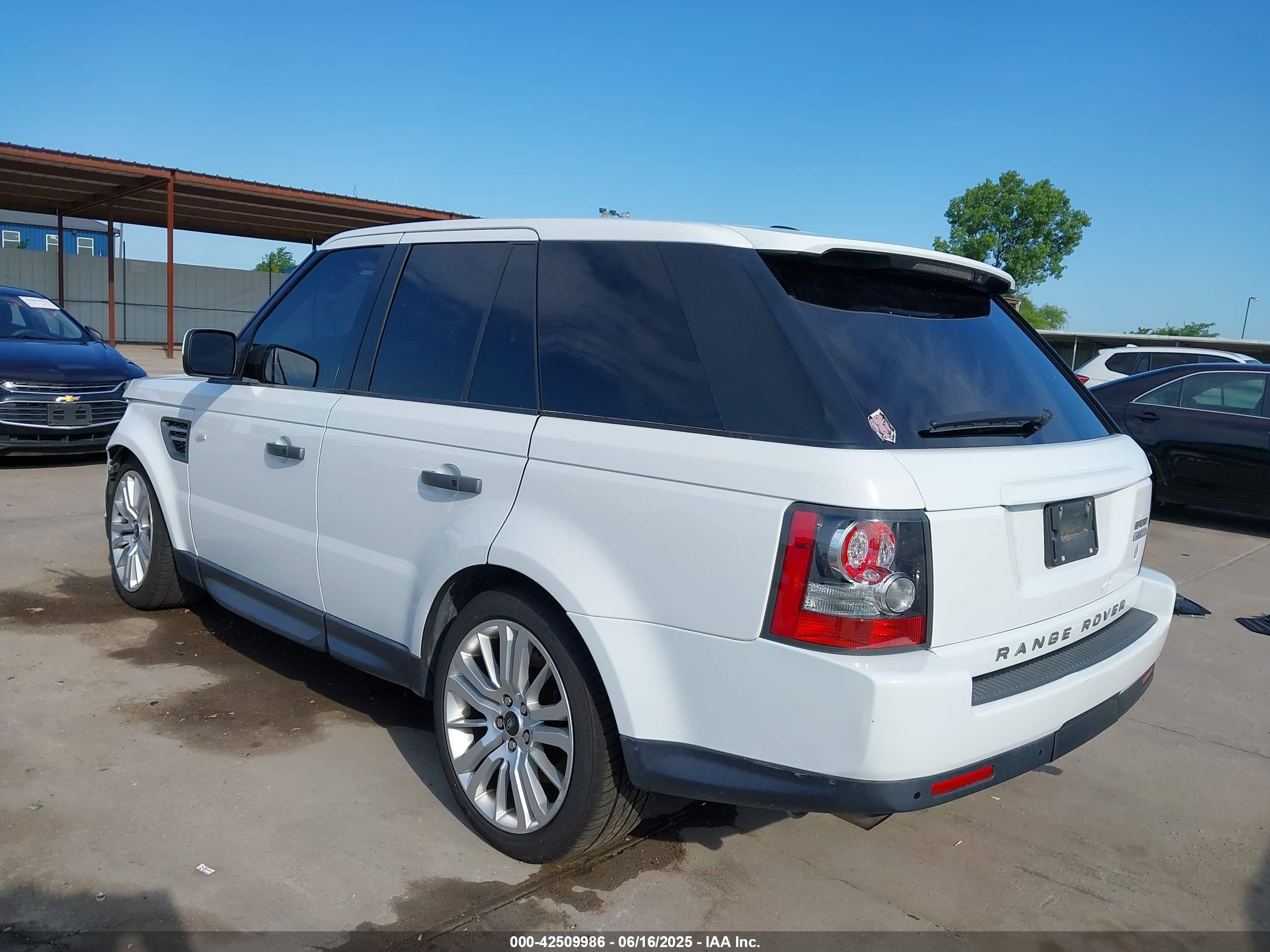 2011 Land Rover Range Rover Sport Hse White vin: SALSK2D4XBA707964