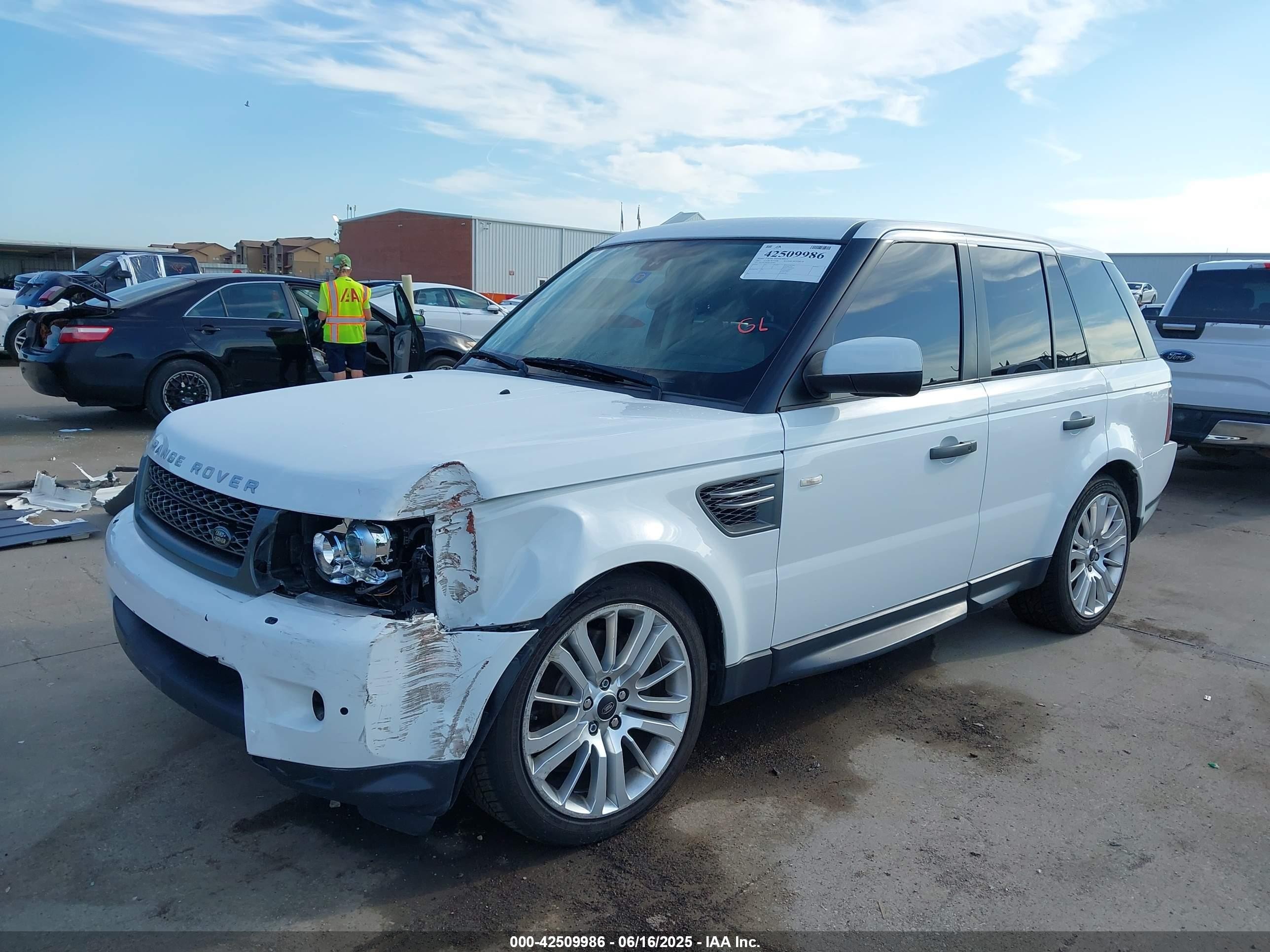 2011 Land Rover Range Rover Sport Hse White vin: SALSK2D4XBA707964
