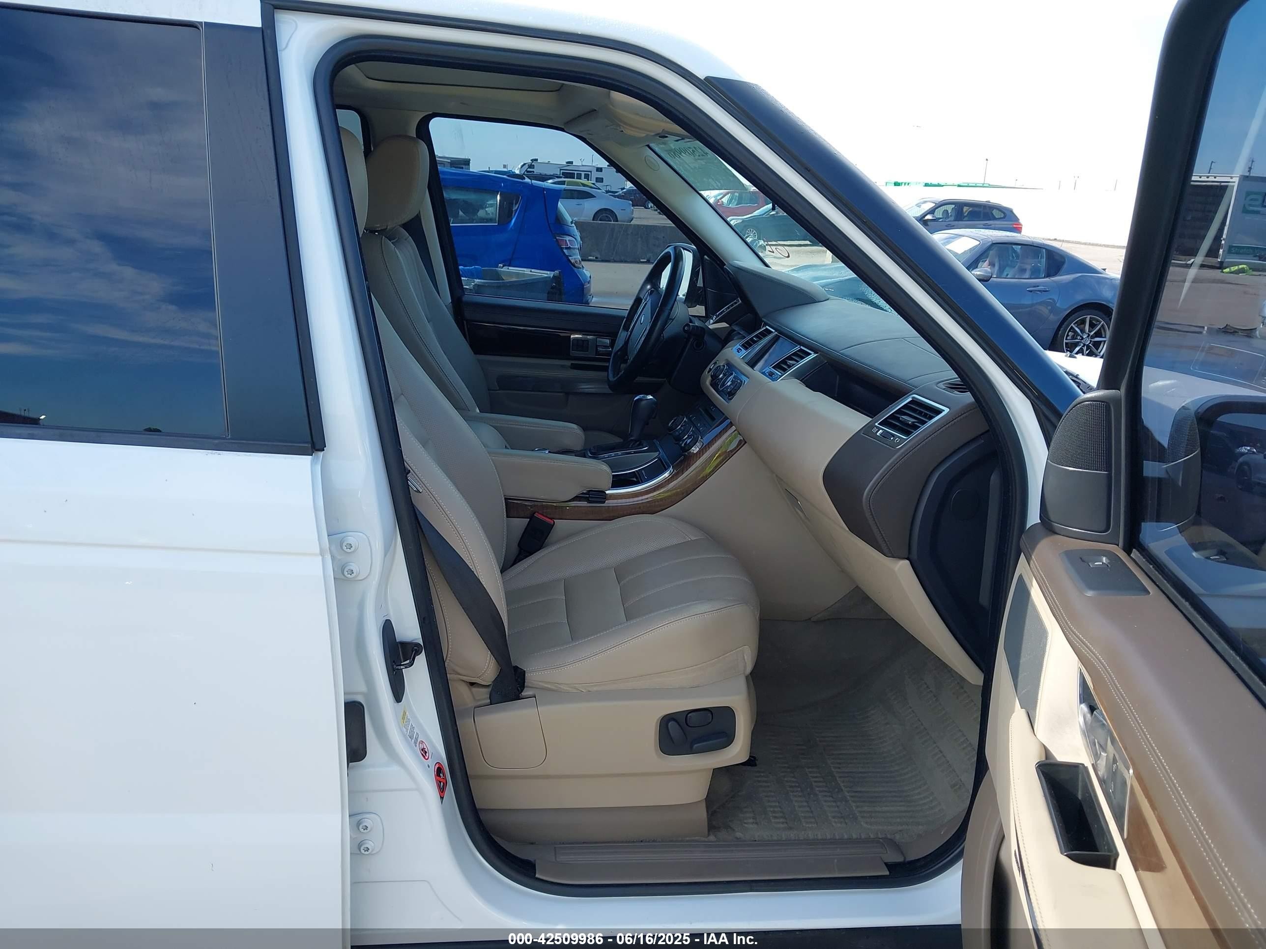 2011 Land Rover Range Rover Sport Hse White vin: SALSK2D4XBA707964