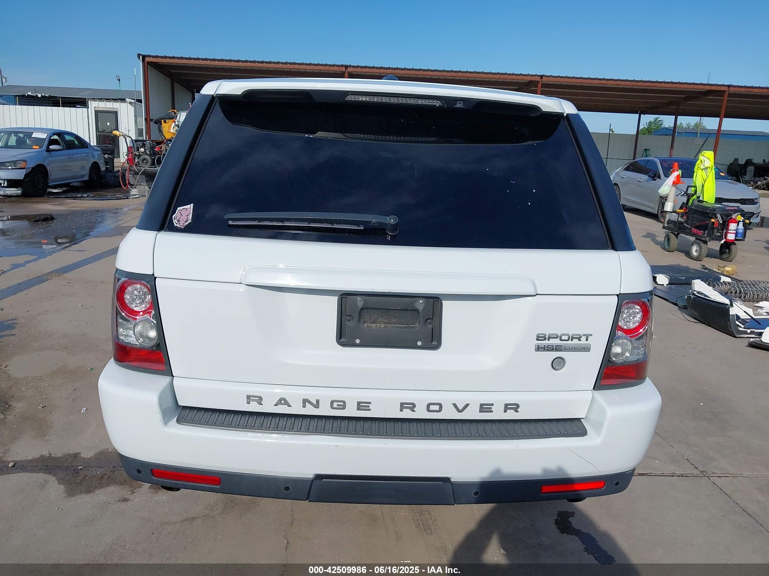 2011 Land Rover Range Rover Sport Hse White vin: SALSK2D4XBA707964