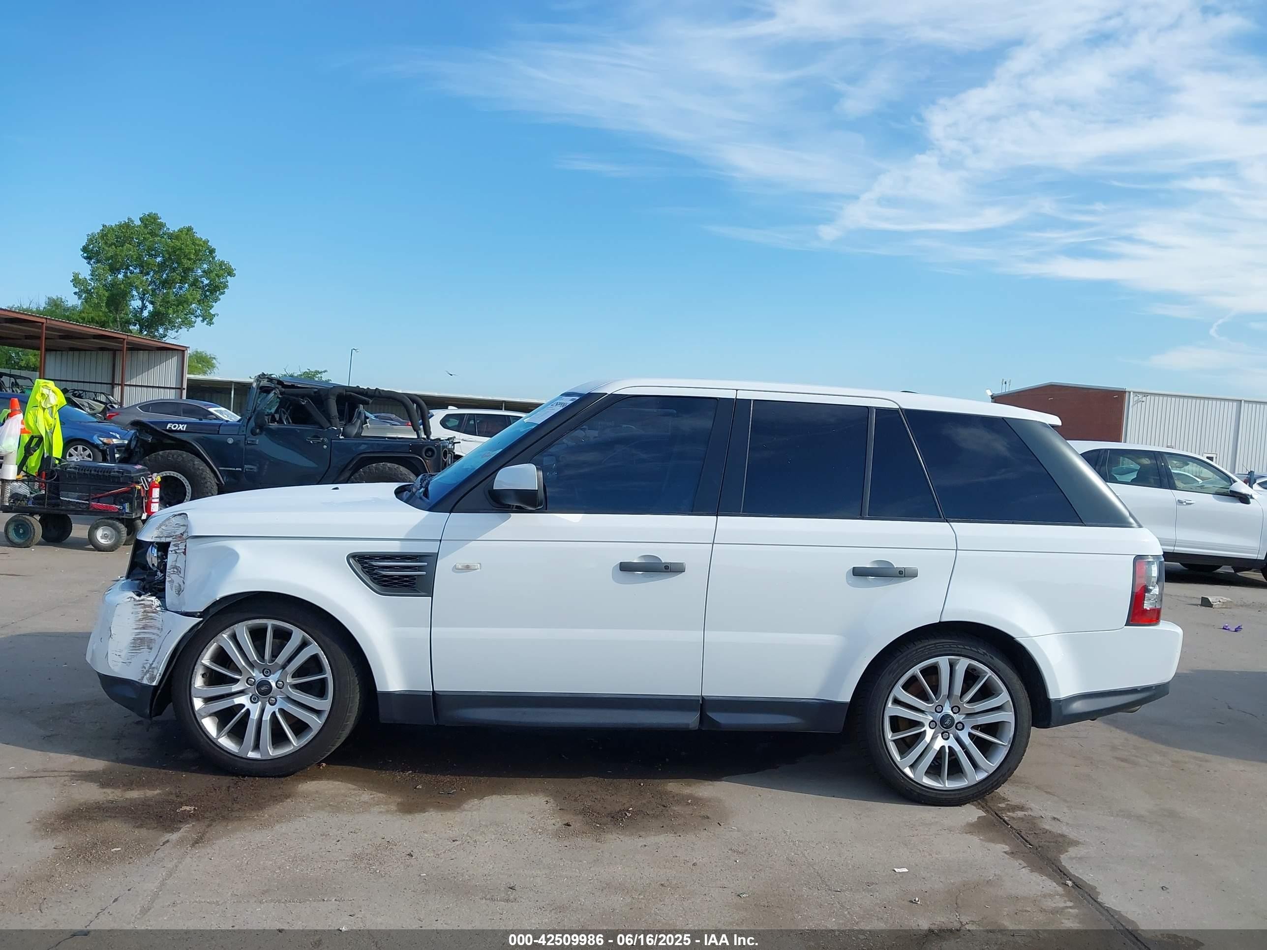 2011 Land Rover Range Rover Sport Hse White vin: SALSK2D4XBA707964