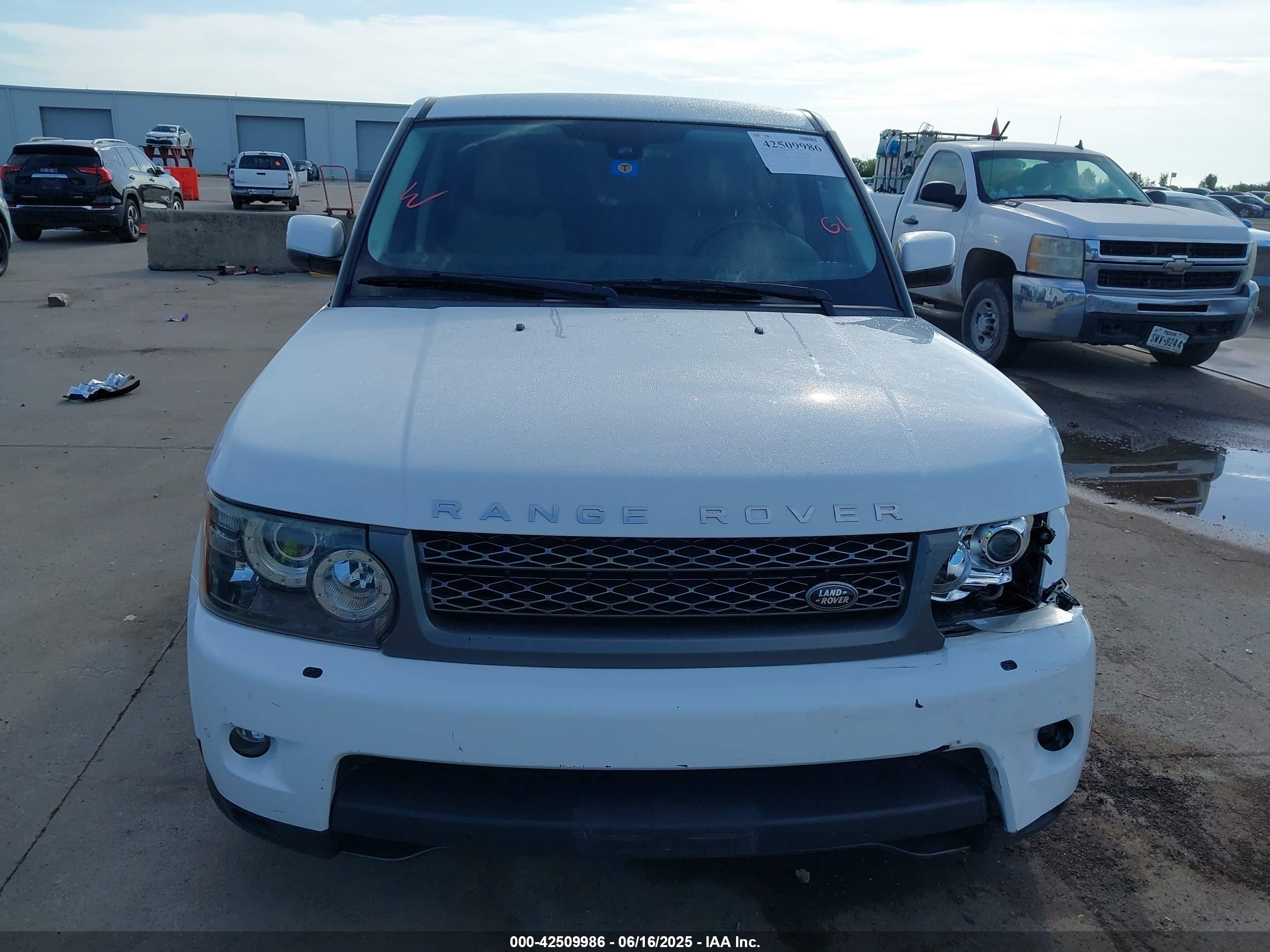 2011 Land Rover Range Rover Sport Hse White vin: SALSK2D4XBA707964