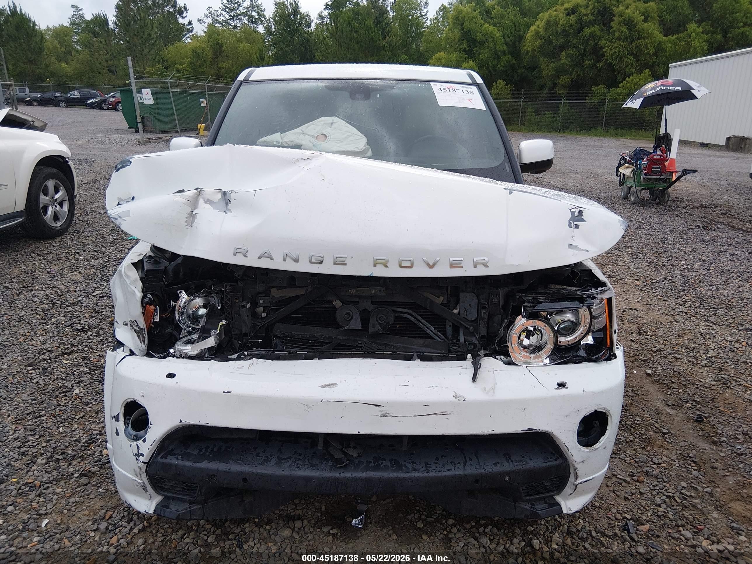 2013 Land Rover Range Rover Sport Supercharged White vin: SALSP2E43DA788373