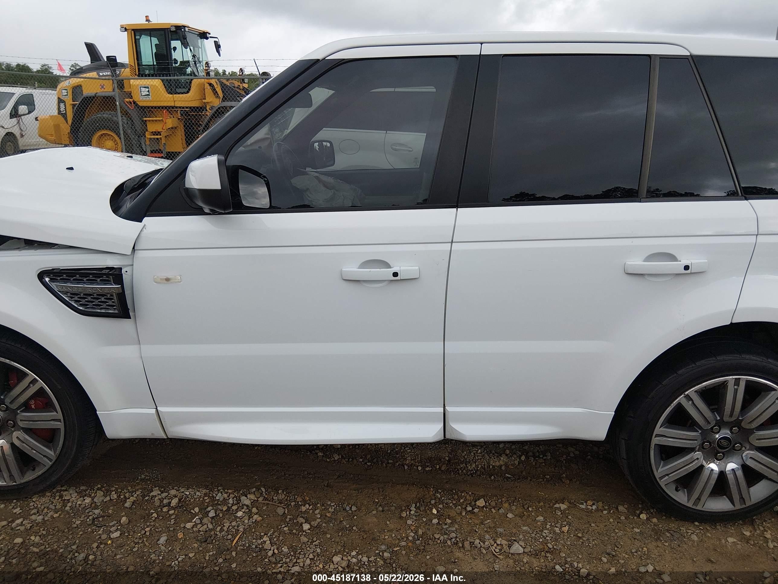 2013 Land Rover Range Rover Sport Supercharged White vin: SALSP2E43DA788373