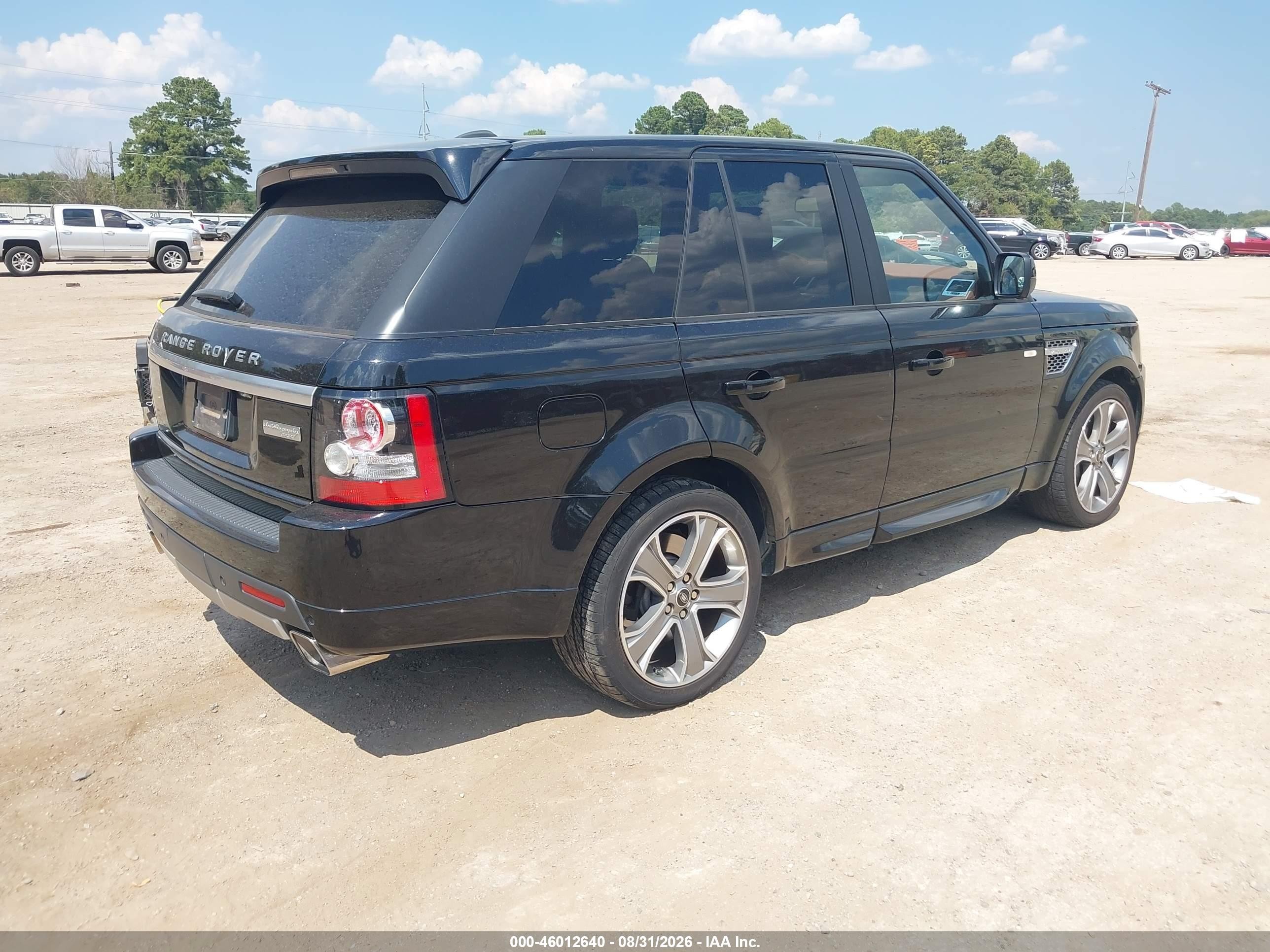 2013 Land Rover Range Rover Sport Supercharged Black vin: SALSP2E45DA787158