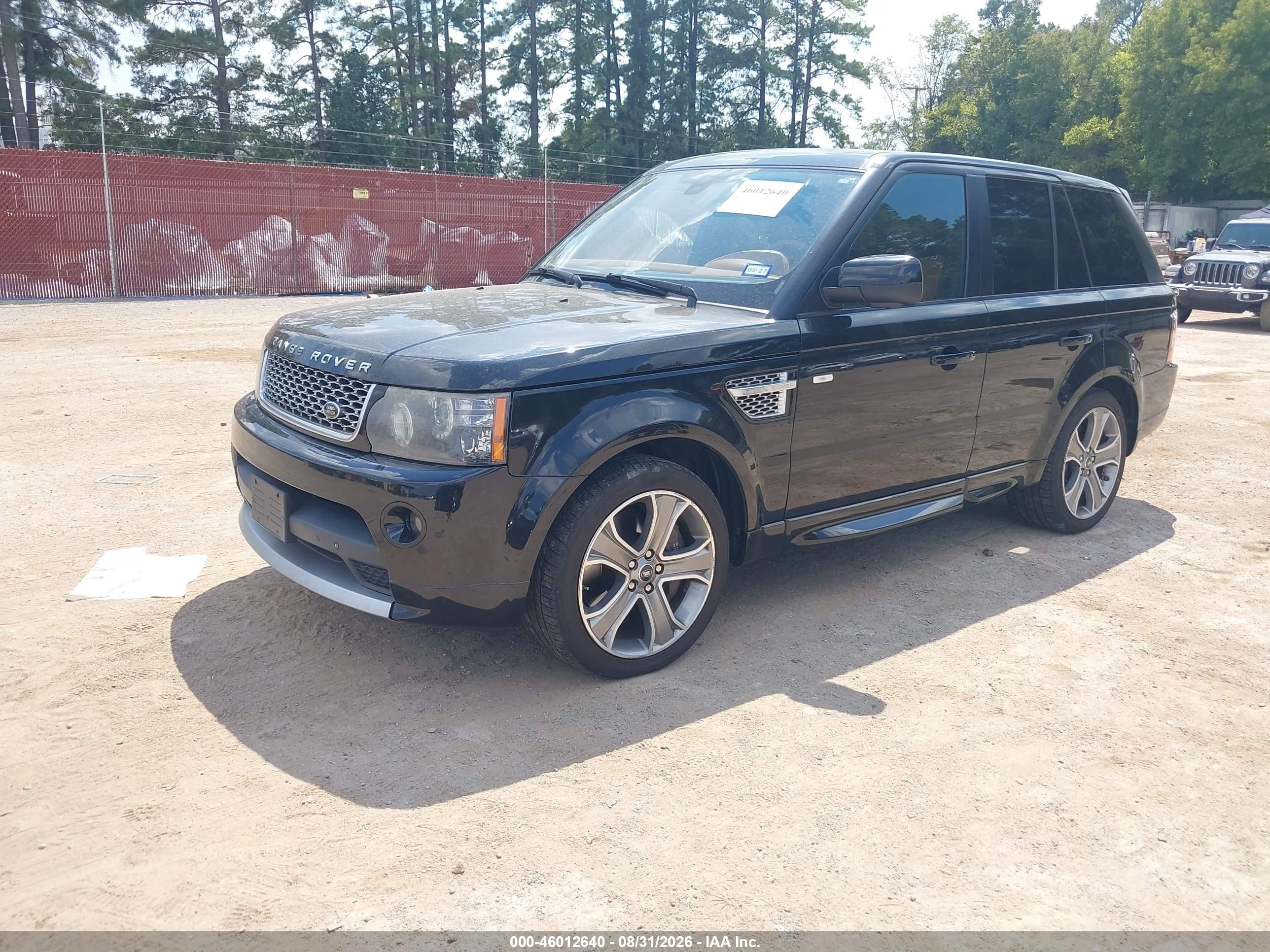 2013 Land Rover Range Rover Sport Supercharged Black vin: SALSP2E45DA787158