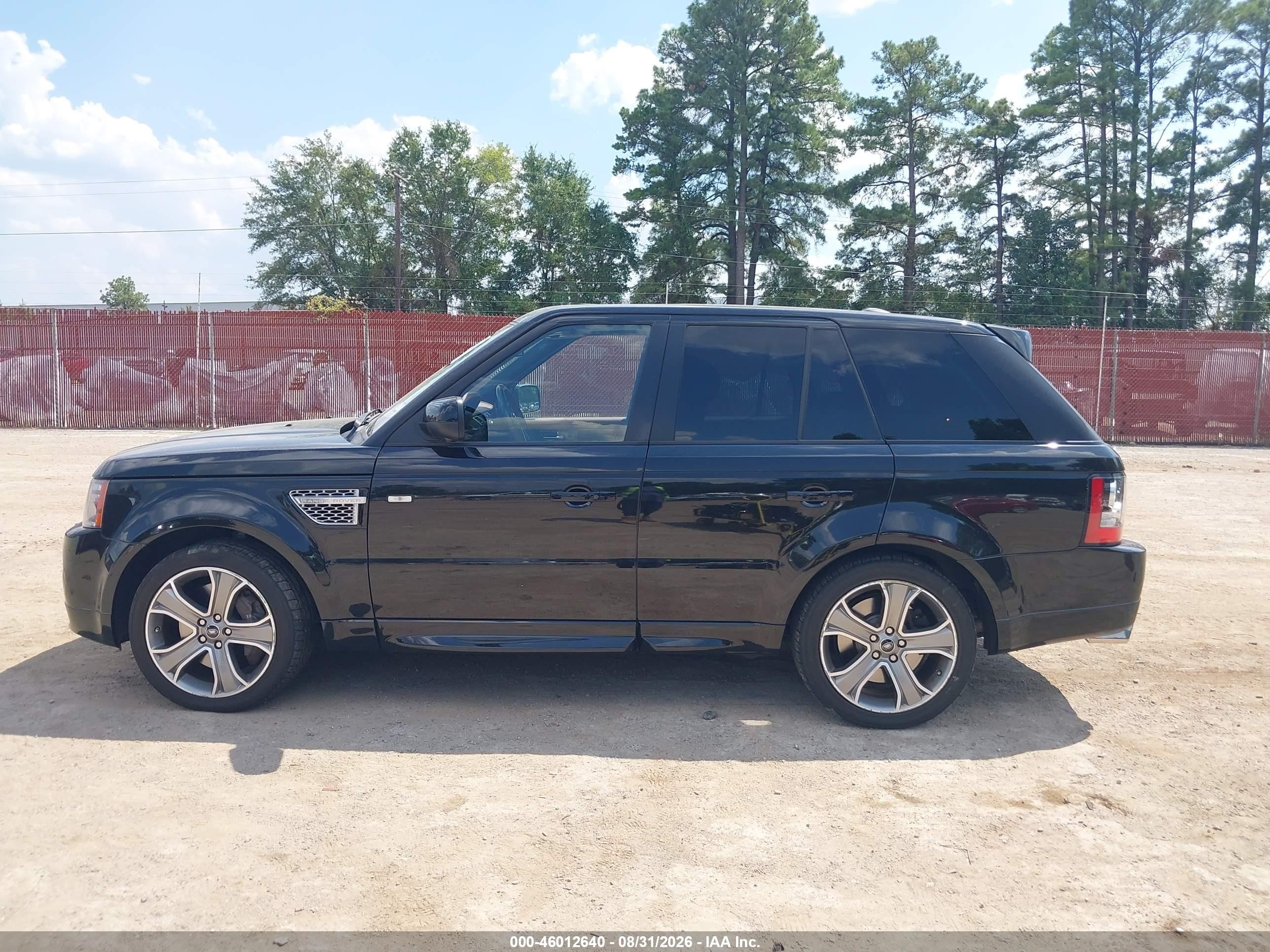 2013 Land Rover Range Rover Sport Supercharged Black vin: SALSP2E45DA787158