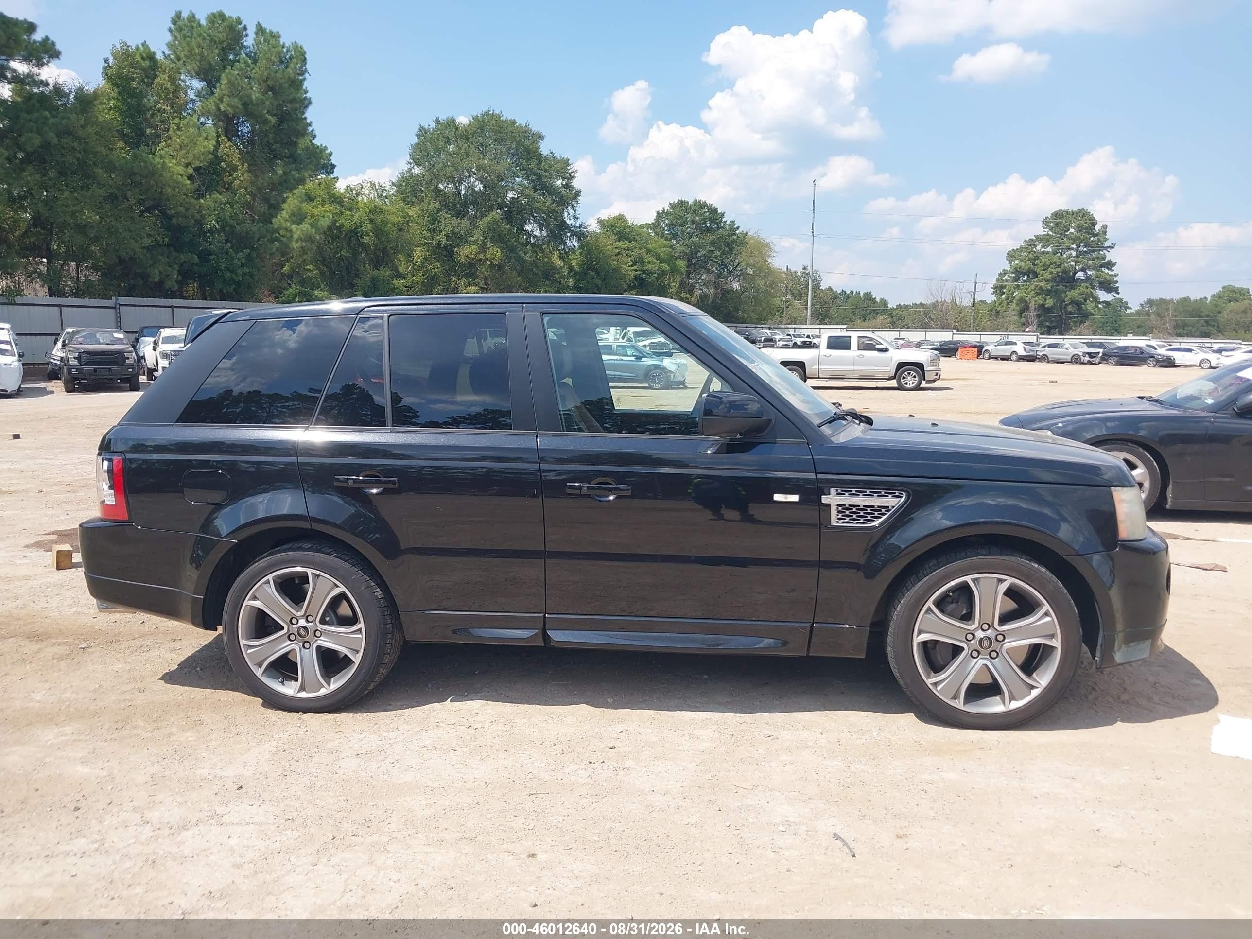 2013 Land Rover Range Rover Sport Supercharged Black vin: SALSP2E45DA787158