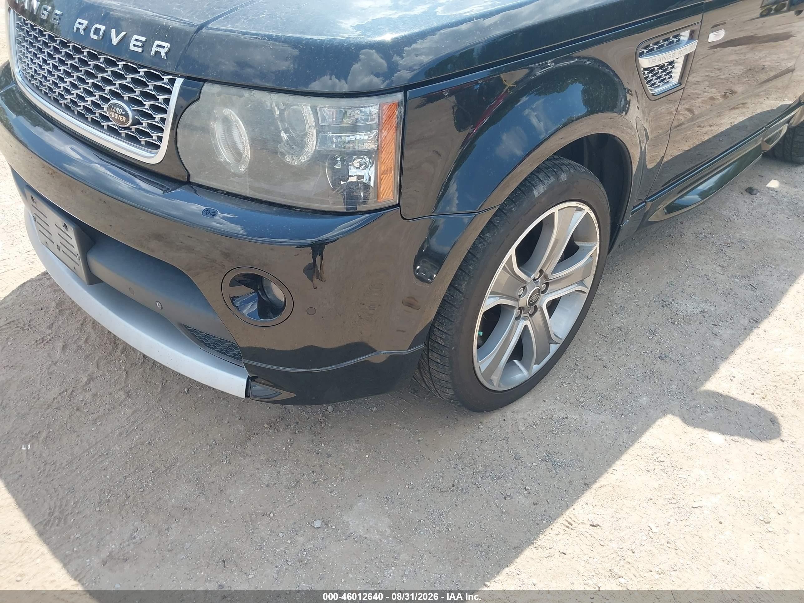 2013 Land Rover Range Rover Sport Supercharged Black vin: SALSP2E45DA787158