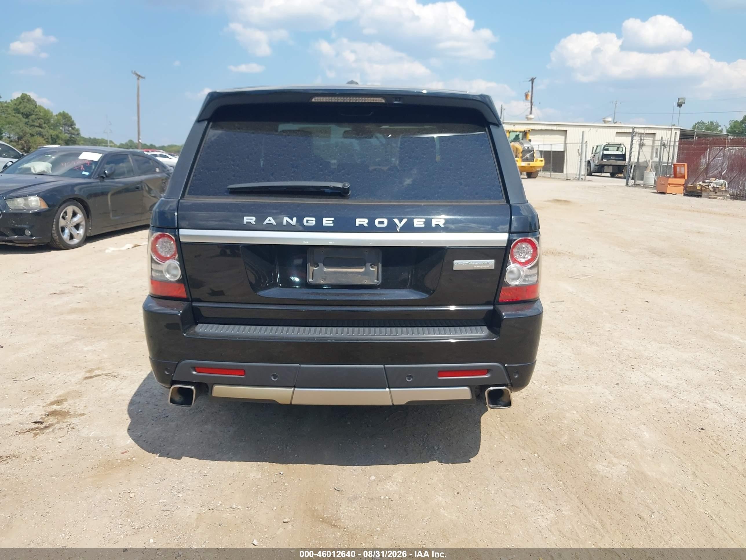 2013 Land Rover Range Rover Sport Supercharged Black vin: SALSP2E45DA787158