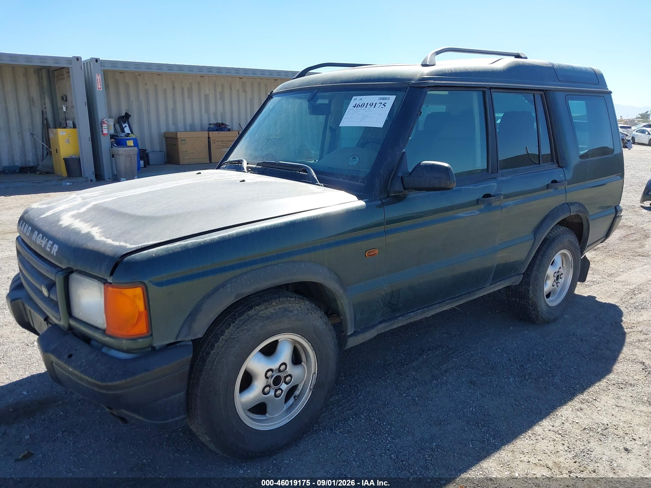 2001 Land Rover Discovery Series Ii Green vin: SALTL15481A725467