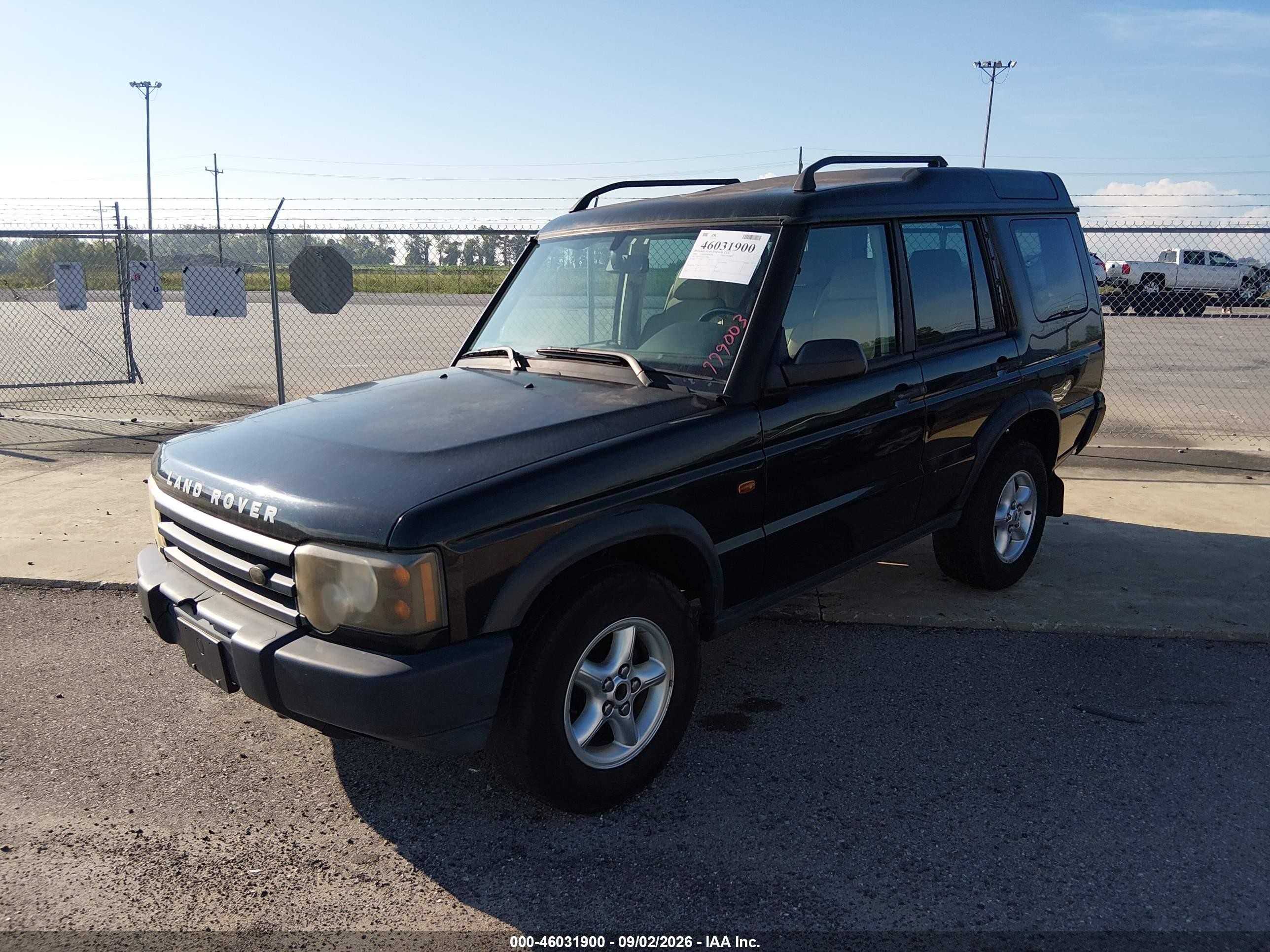 2003 Land Rover Discovery S Black vin: SALTL16433A779003