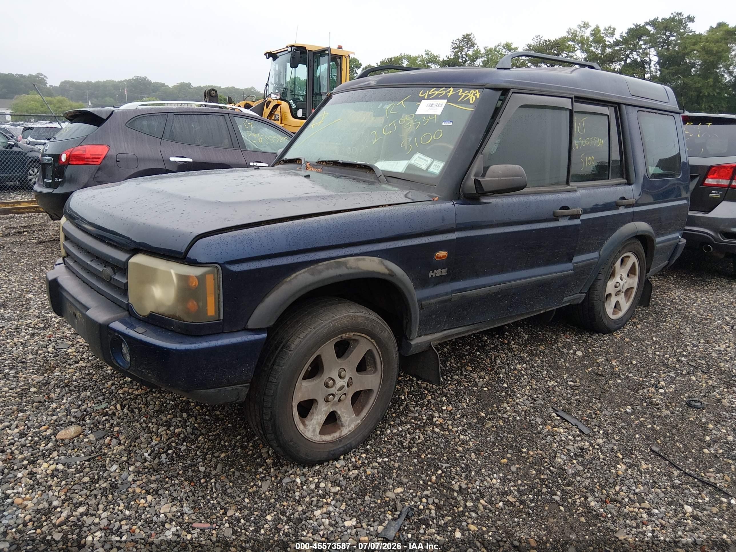 2003 Land Rover Discovery Hse Синий vin: SALTP14463A772747