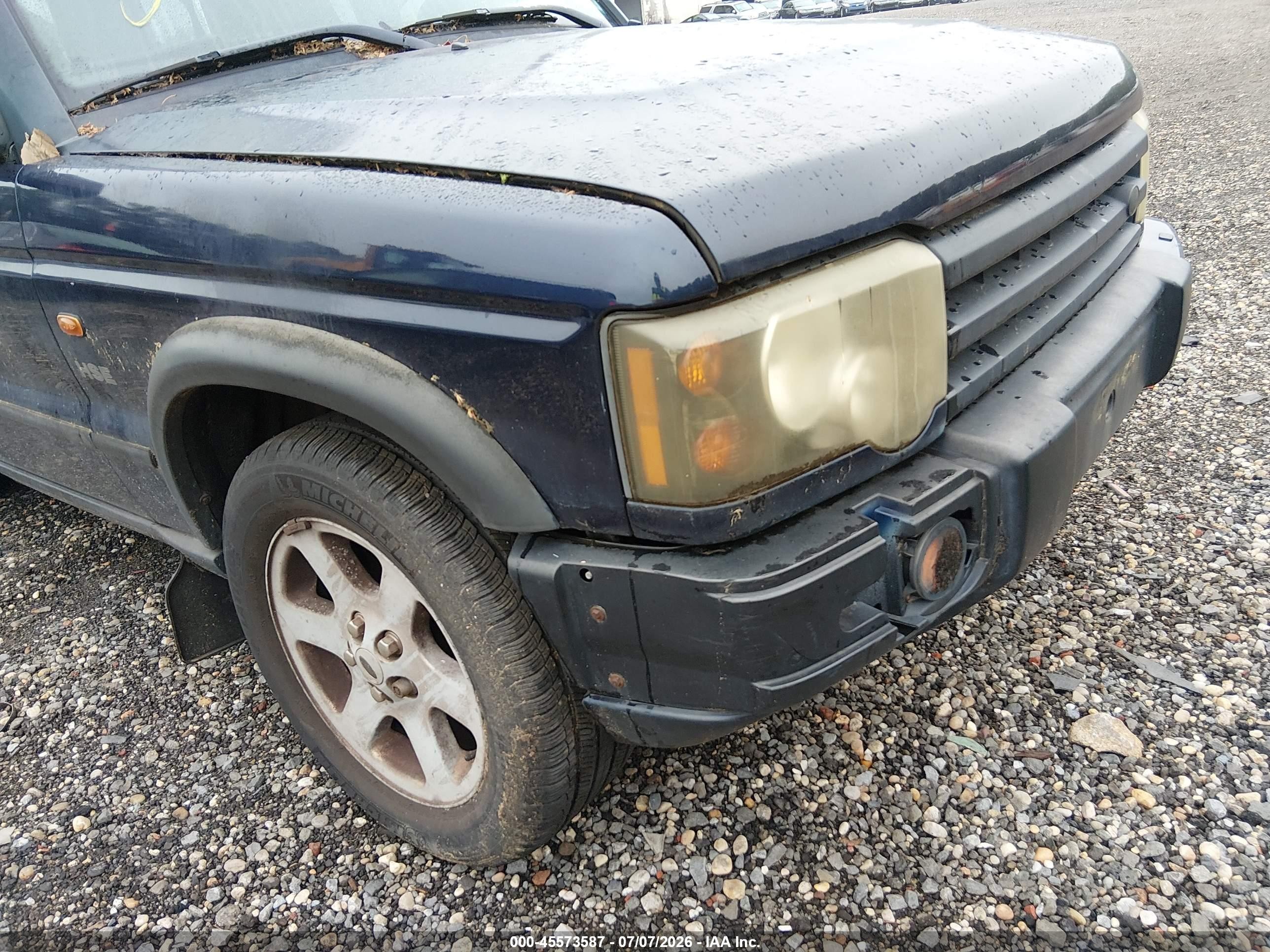 2003 Land Rover Discovery Hse Синий vin: SALTP14463A772747