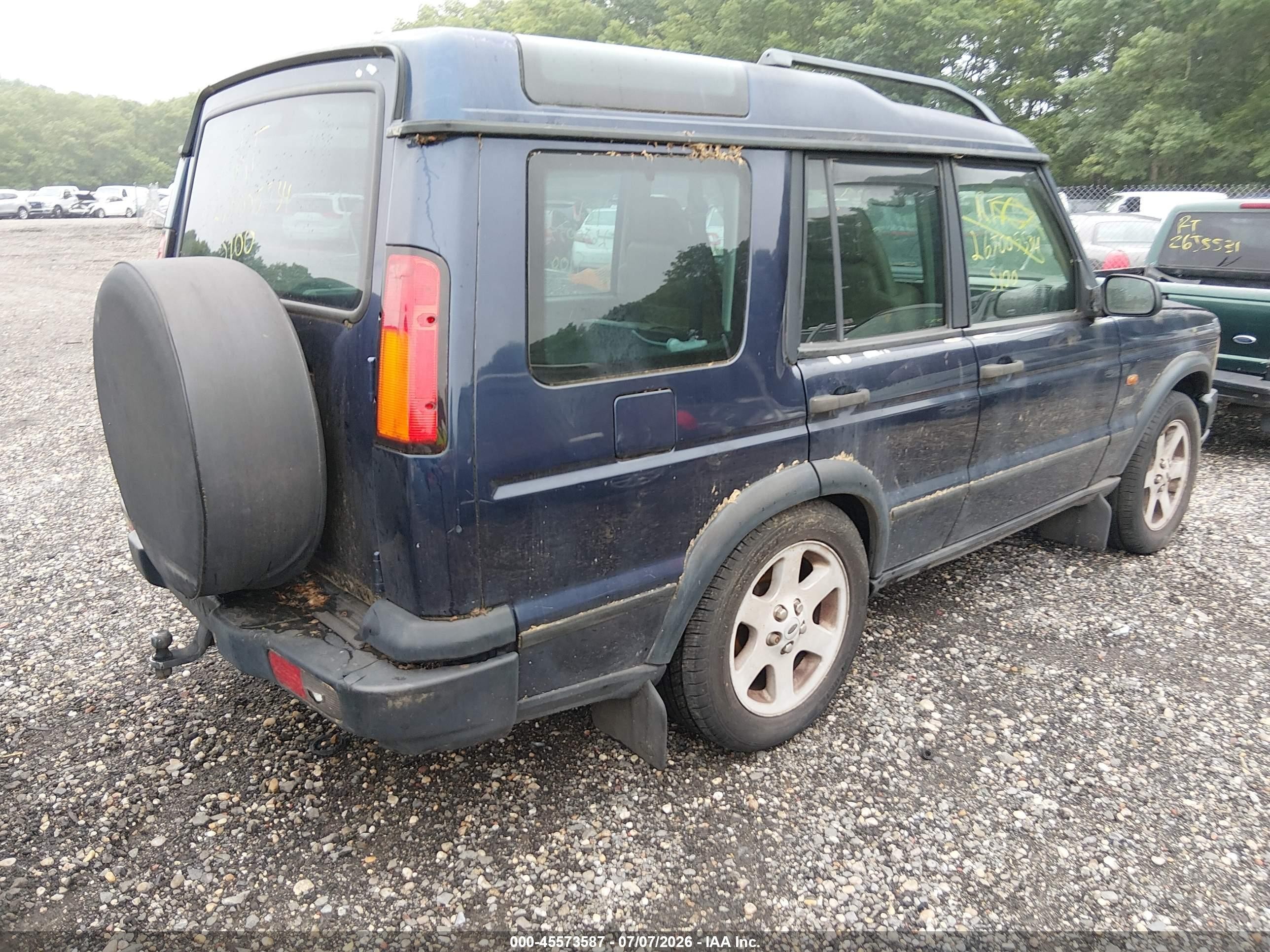 2003 Land Rover Discovery Hse Синий vin: SALTP14463A772747