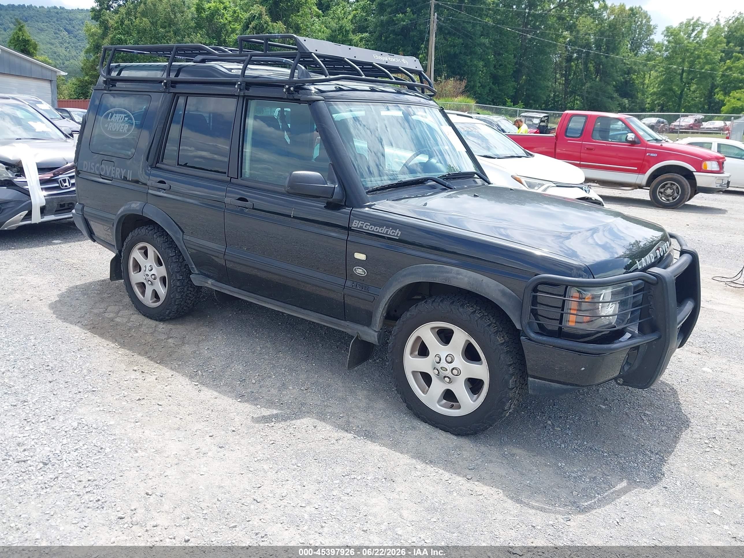 2003 Land Rover Discovery Hse Black vin: SALTP16413A772281