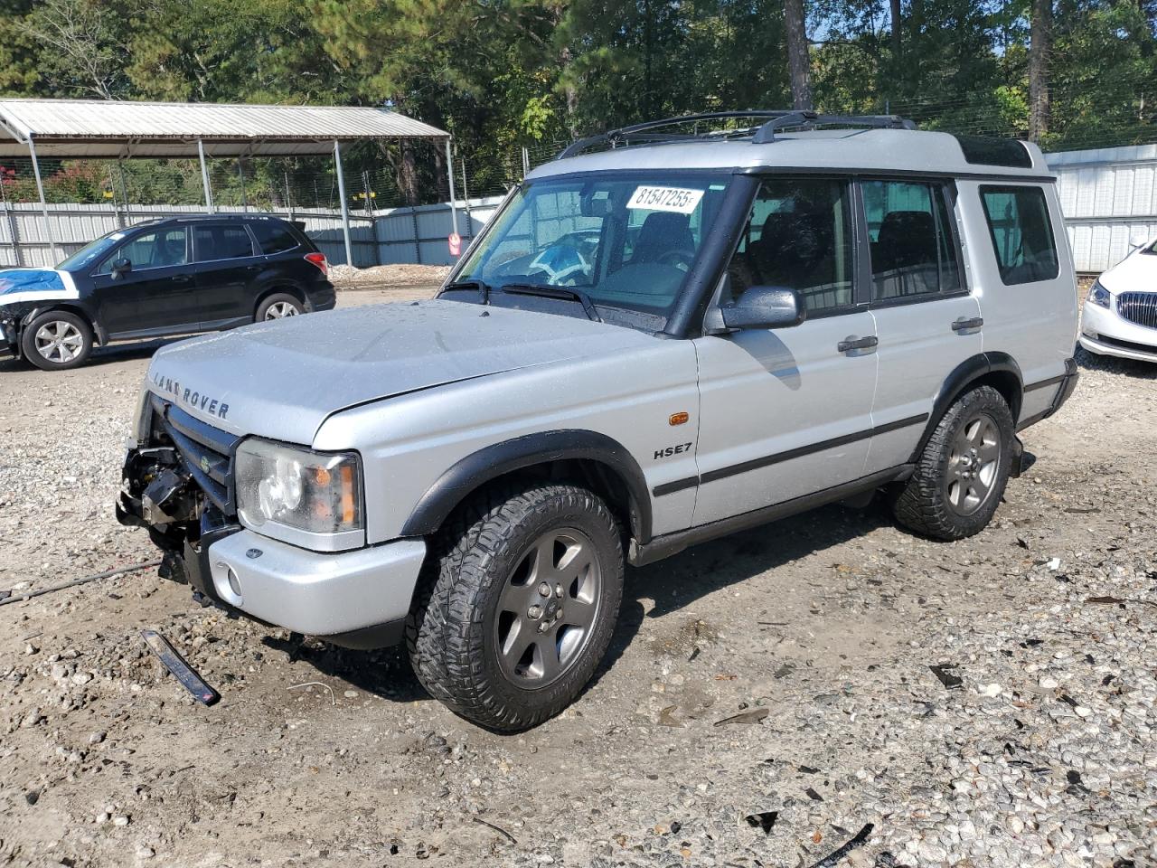 2003 Land Rover Discovery Ii Hse Silver vin: SALTR16453A778384