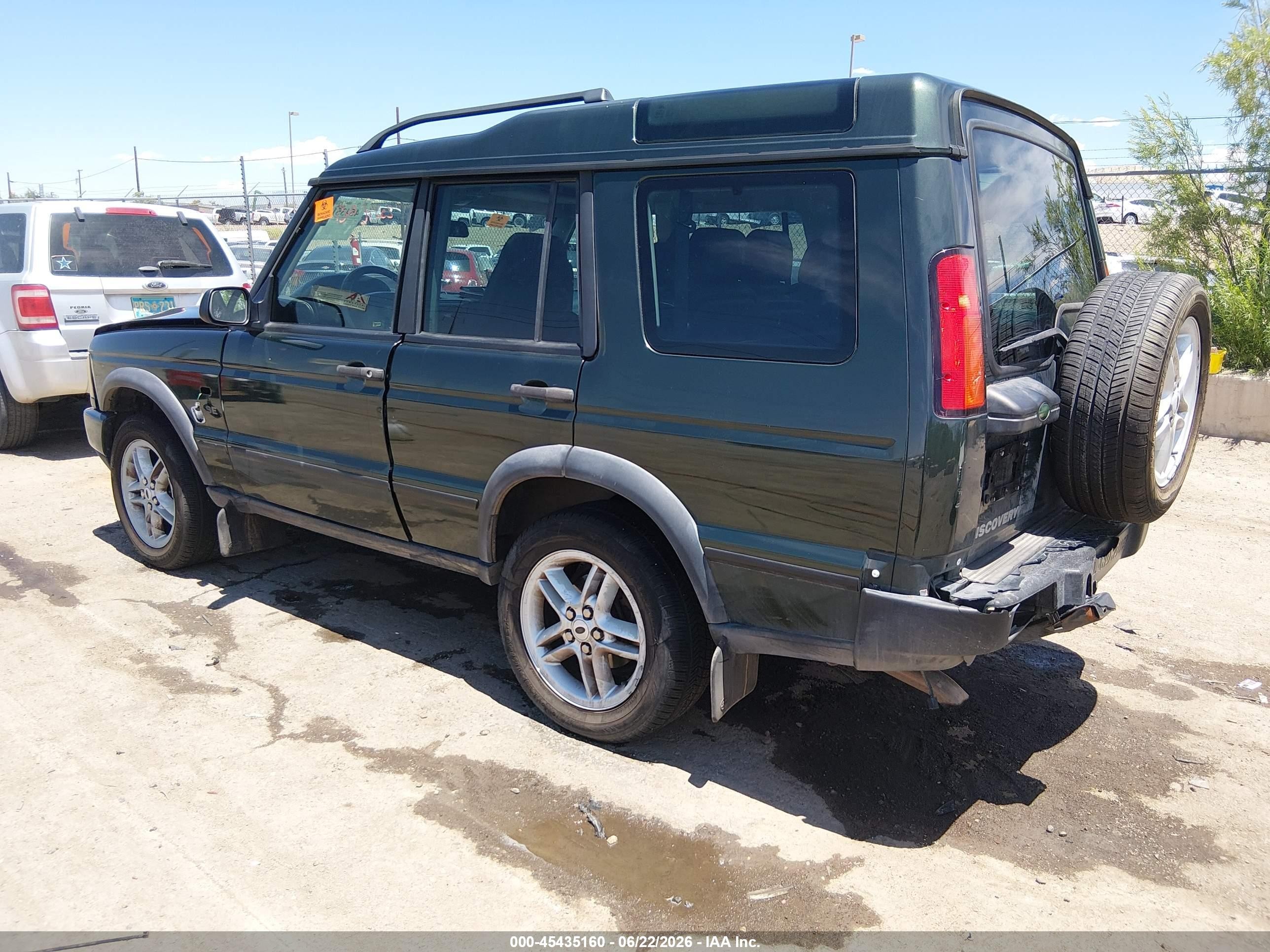 2003 Land Rover Discovery Se Green vin: SALTW14413A773405