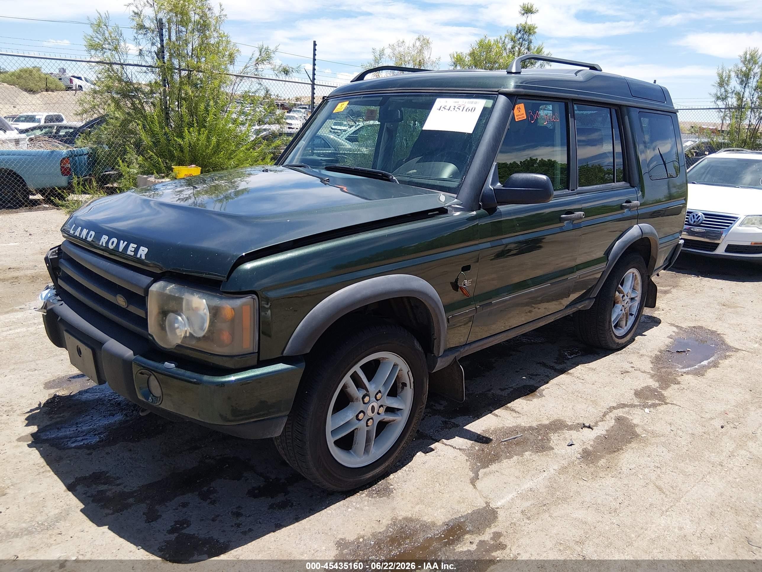 2003 Land Rover Discovery Se Green vin: SALTW14413A773405
