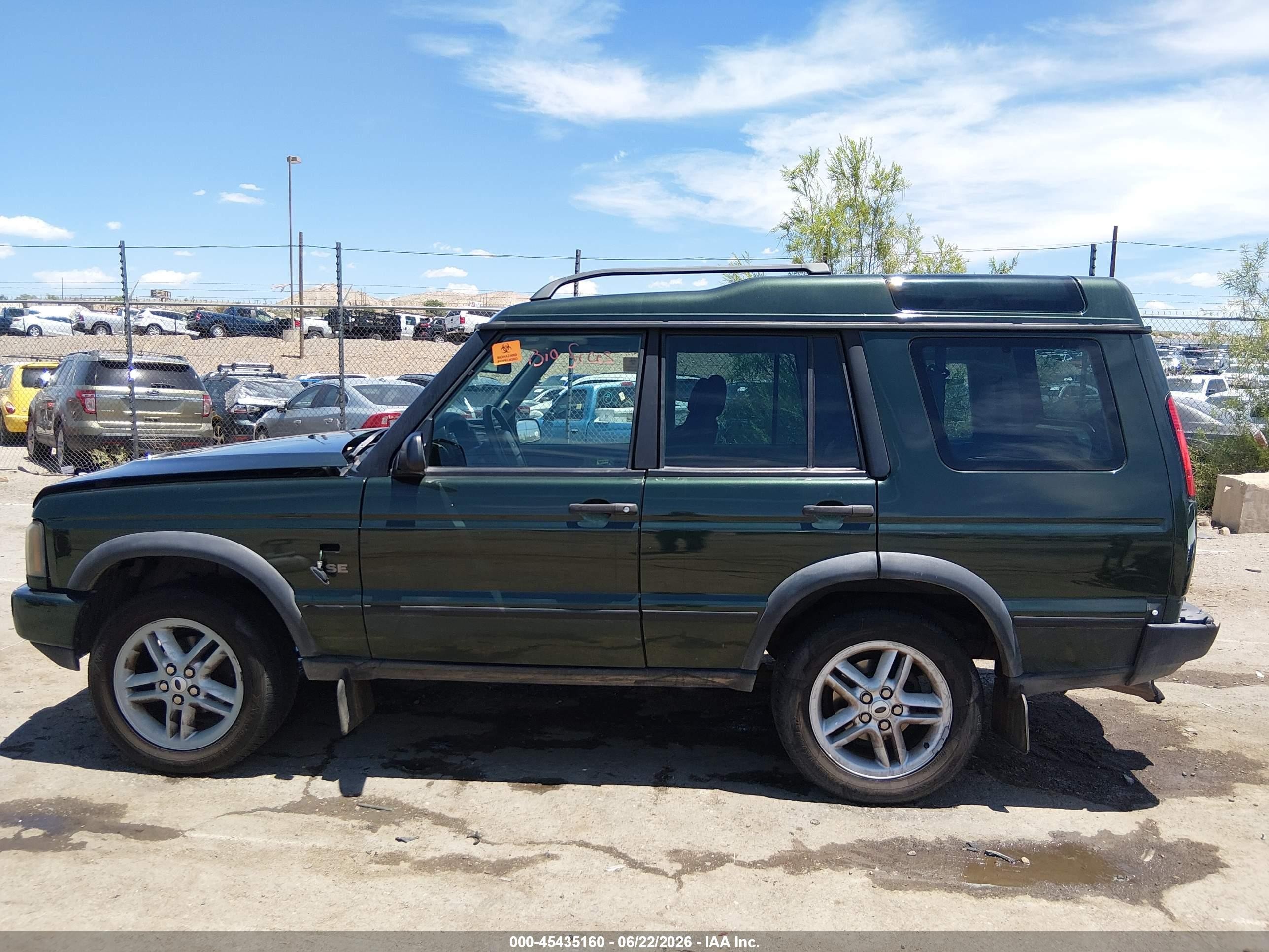 2003 Land Rover Discovery Se Green vin: SALTW14413A773405
