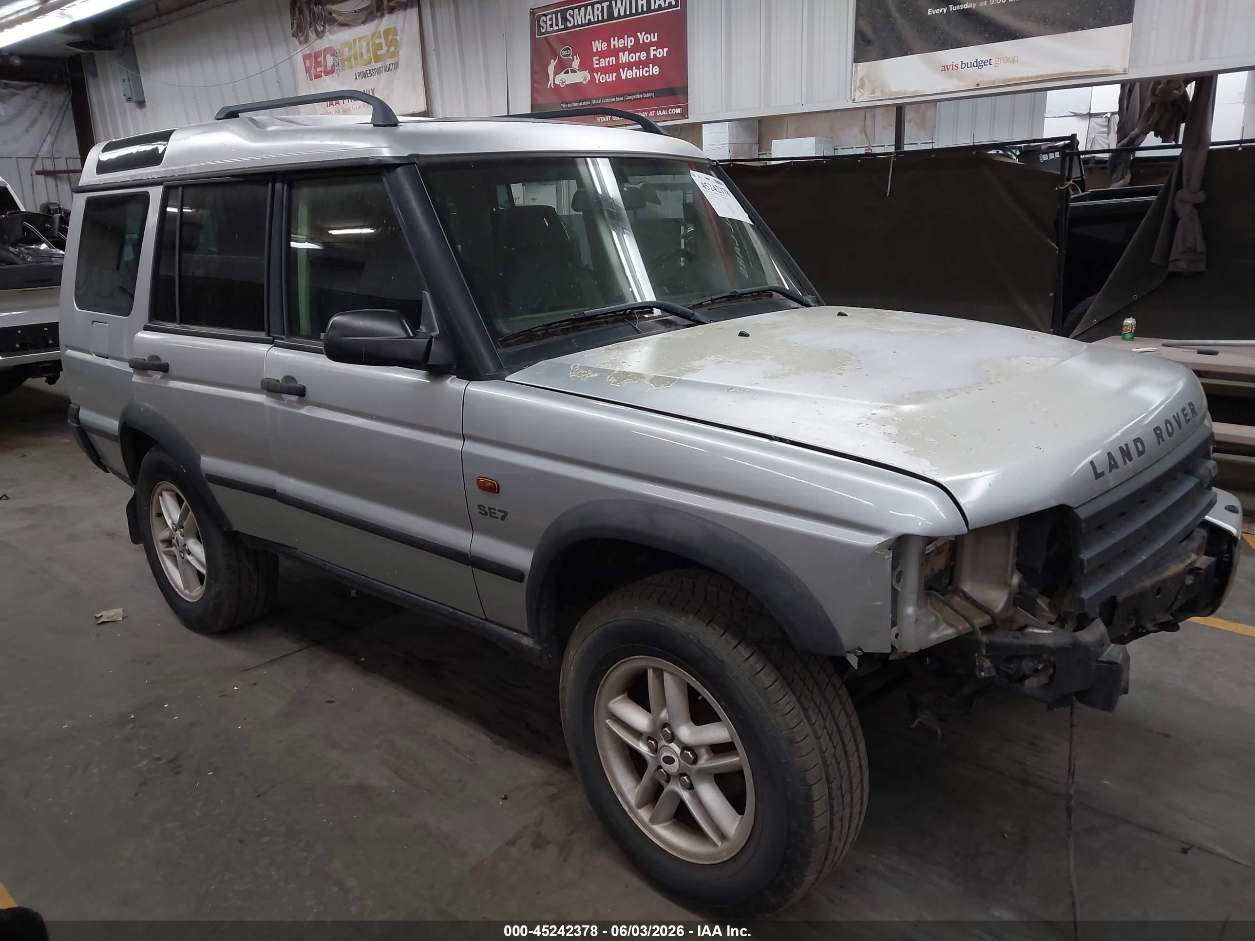 2003 Land Rover Discovery Se Gray vin: SALTW16413A786037