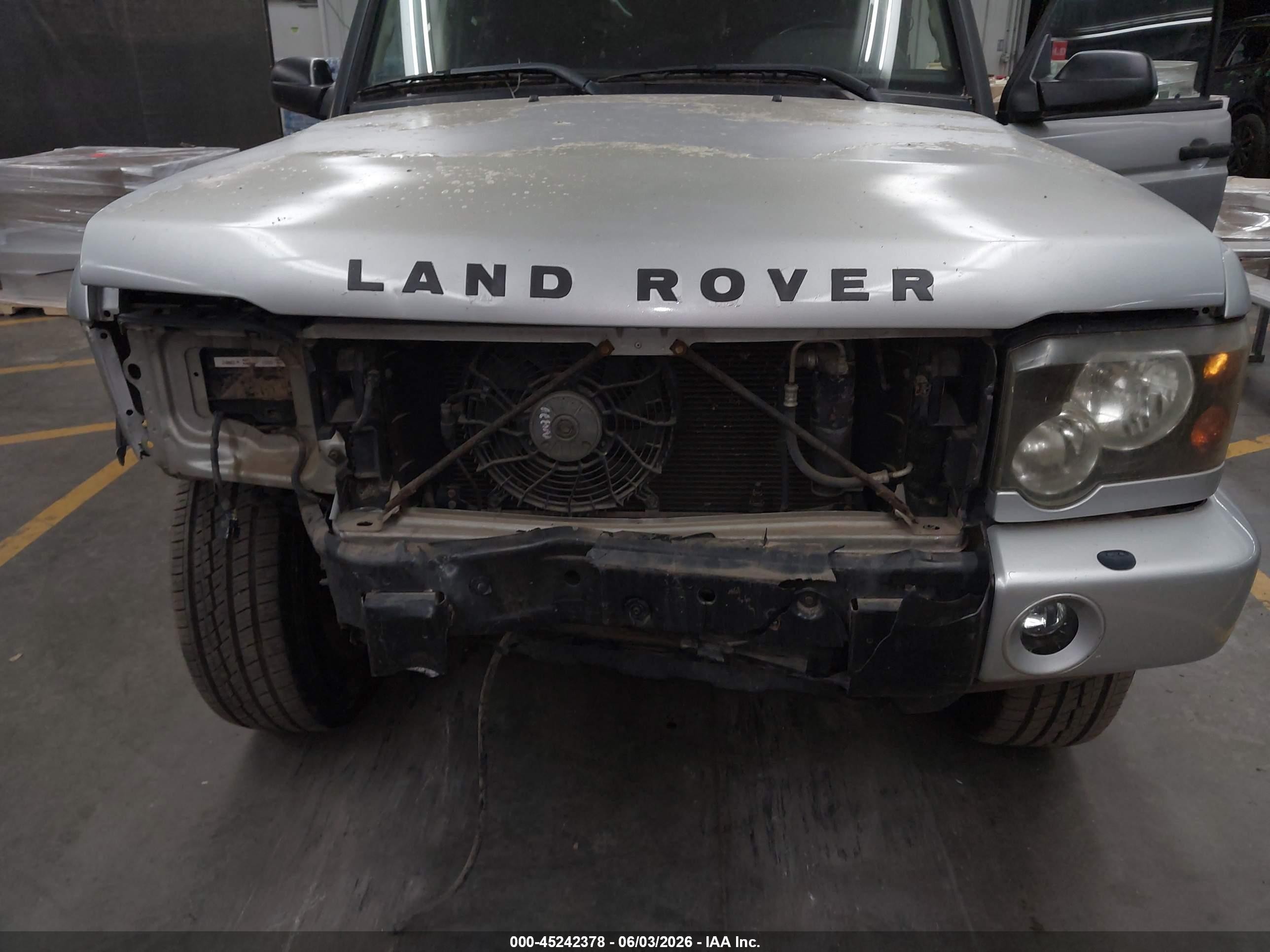 2003 Land Rover Discovery Se Gray vin: SALTW16413A786037