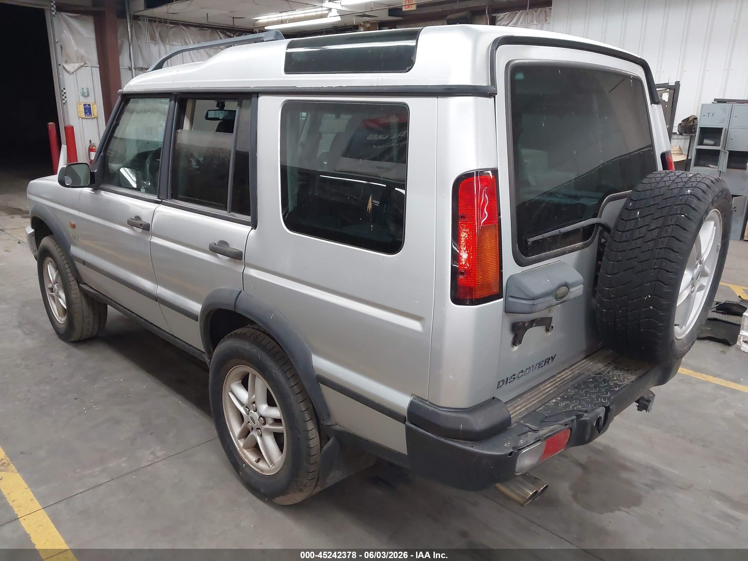 2003 Land Rover Discovery Se Gray vin: SALTW16413A786037