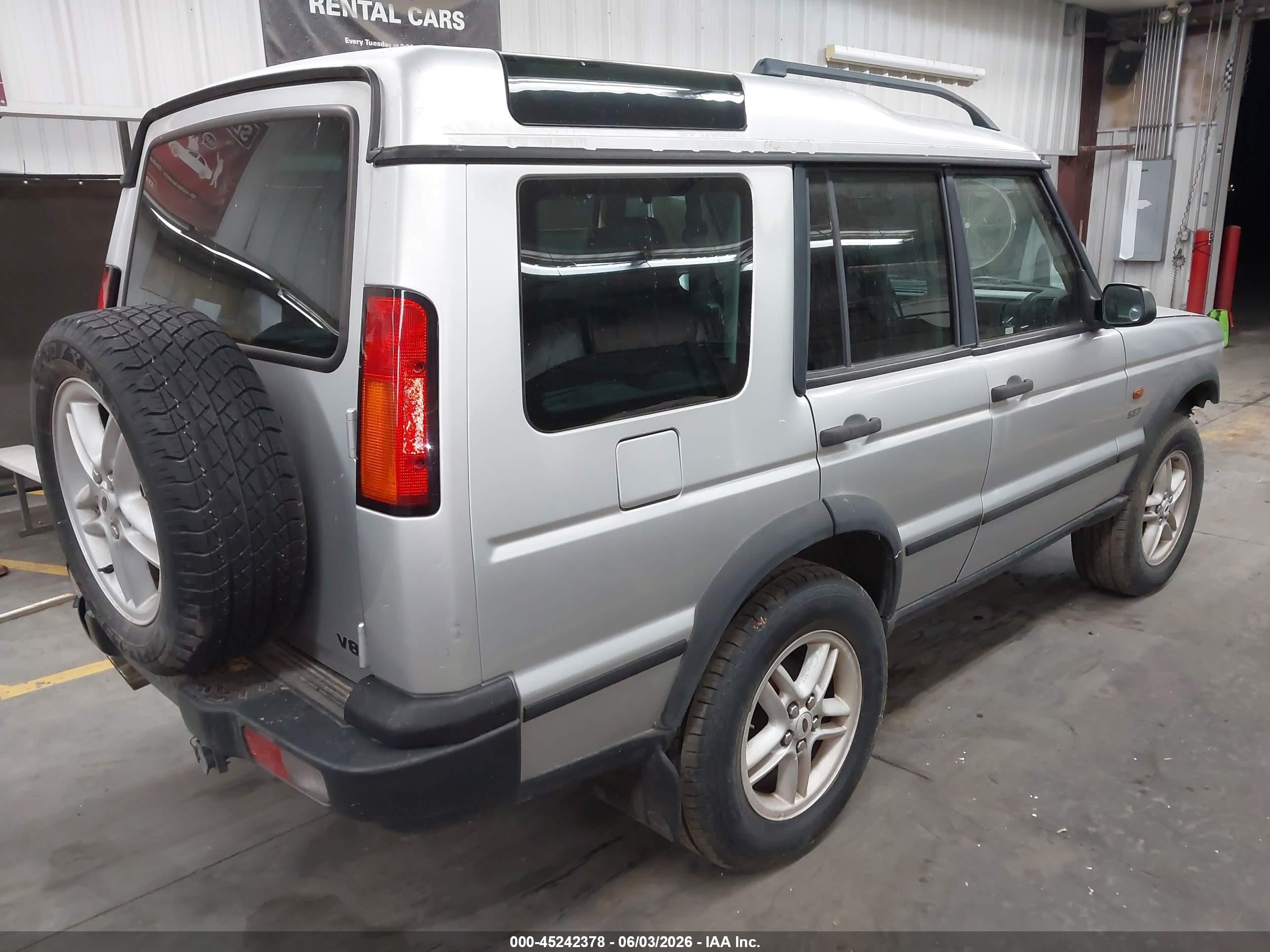2003 Land Rover Discovery Se Gray vin: SALTW16413A786037